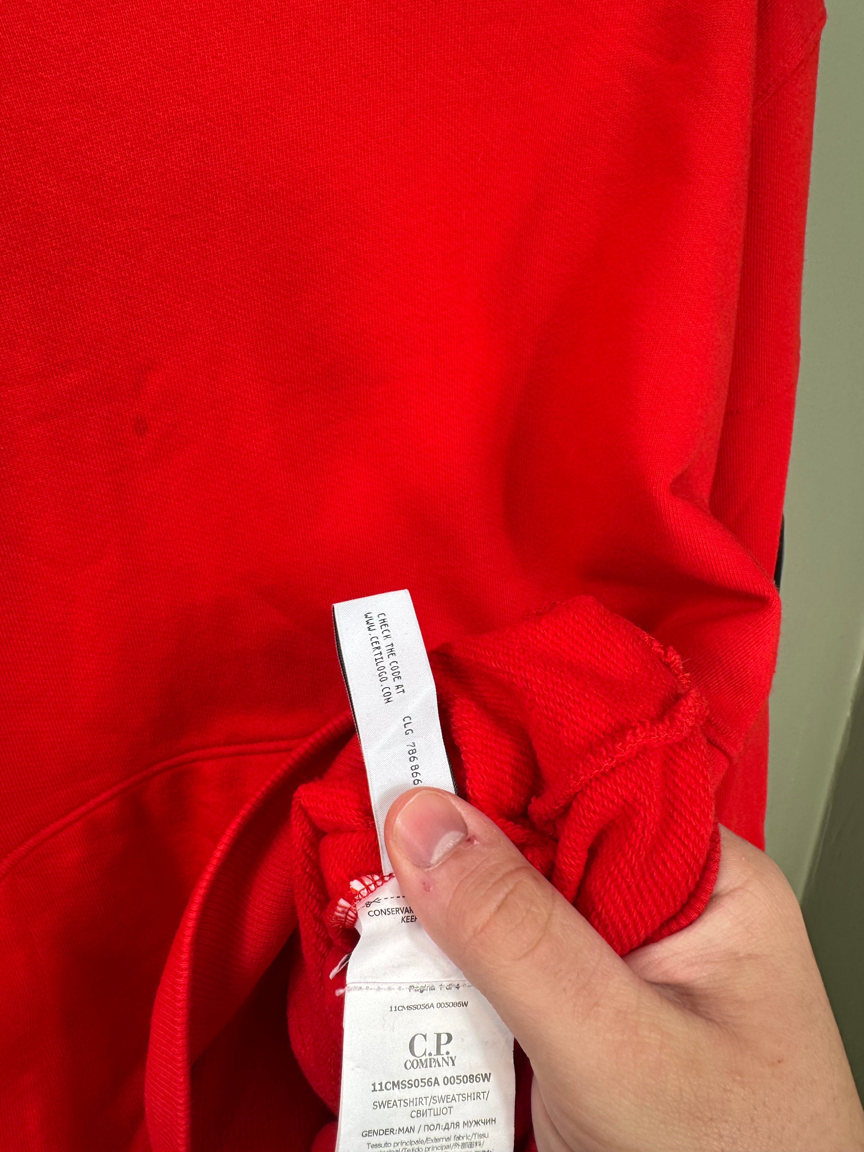 C.P. Company Red Hoodie