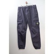 Stone Island Black RE-T Cargo Bottoms