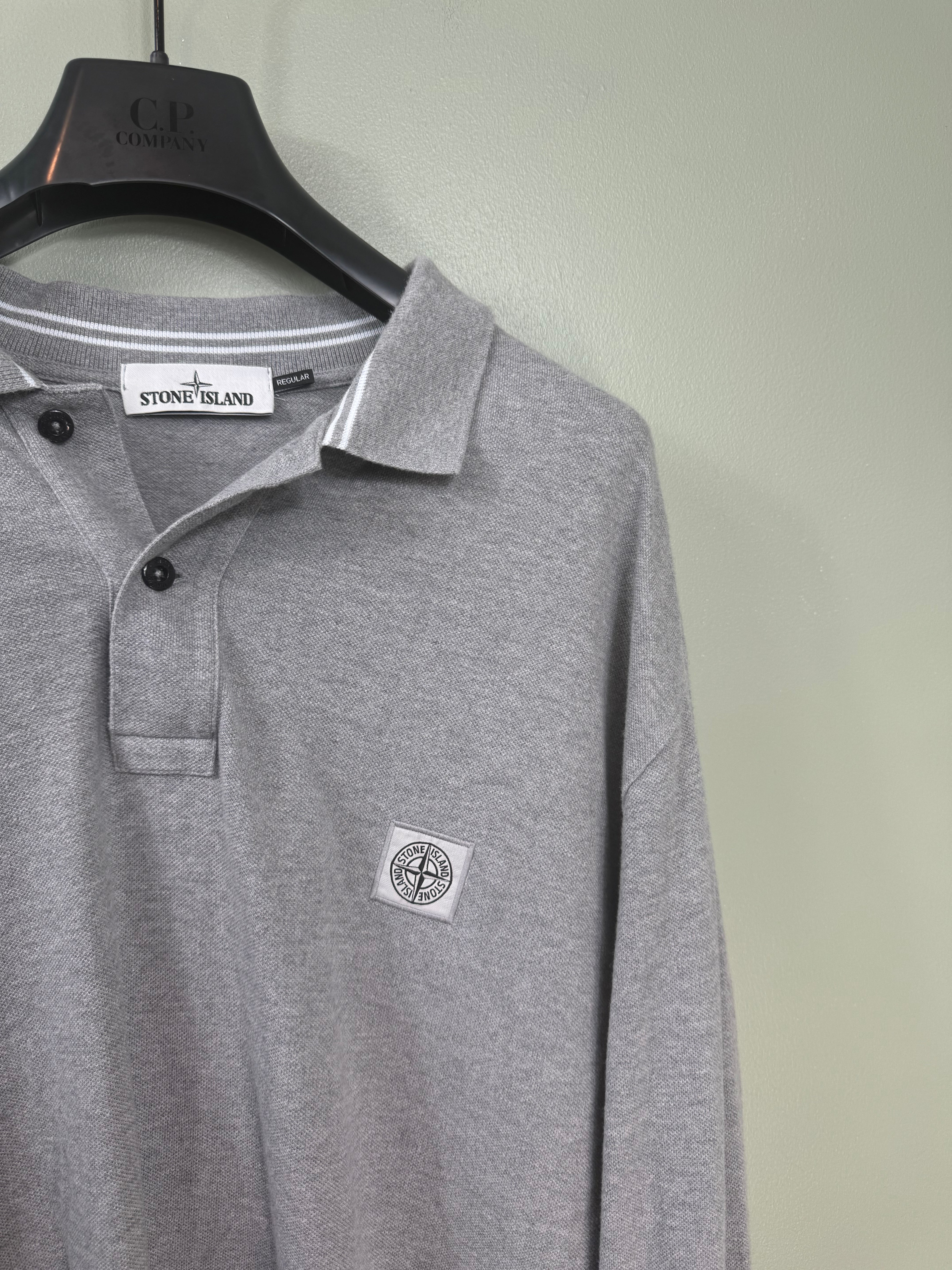 Stone Island Grey Polo