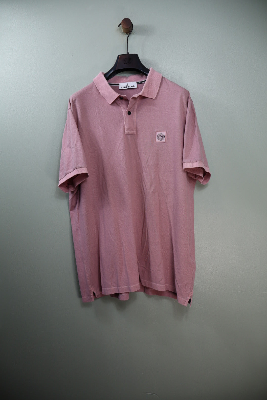 Stone Island Pink Slim Fit Polo