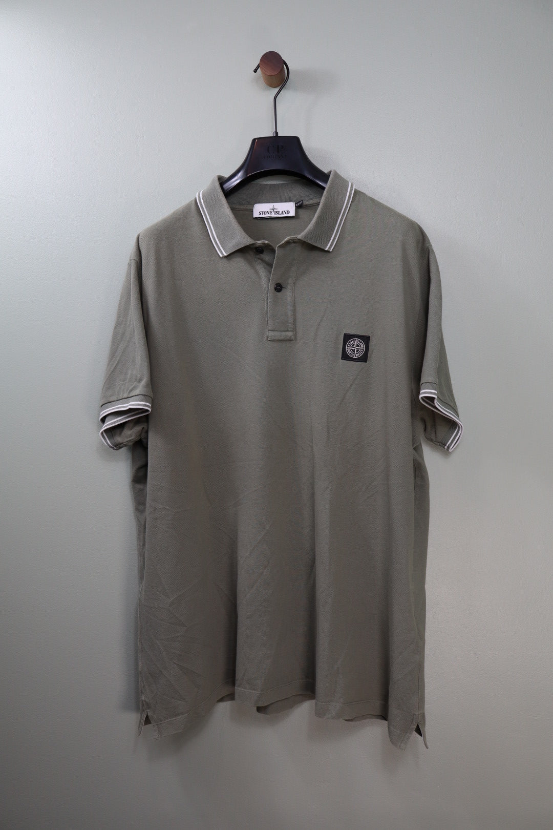 Stone Island Khaki Polo