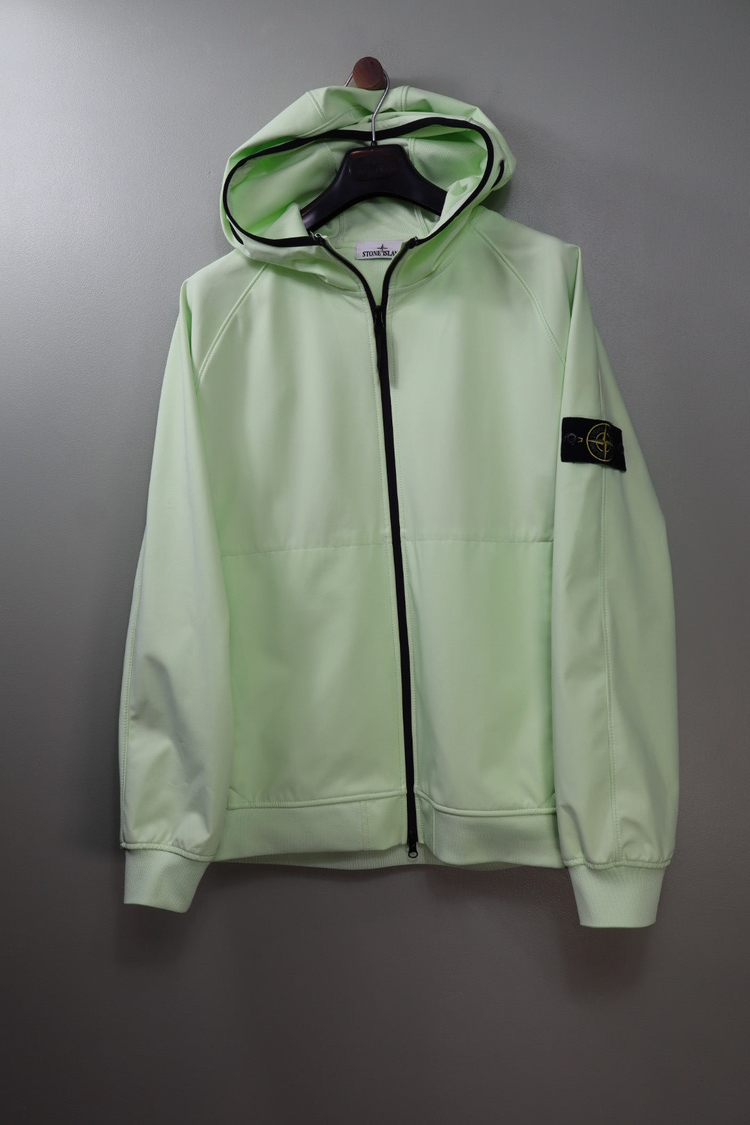 Stone Island Pastel Green Soft Shell Jacket