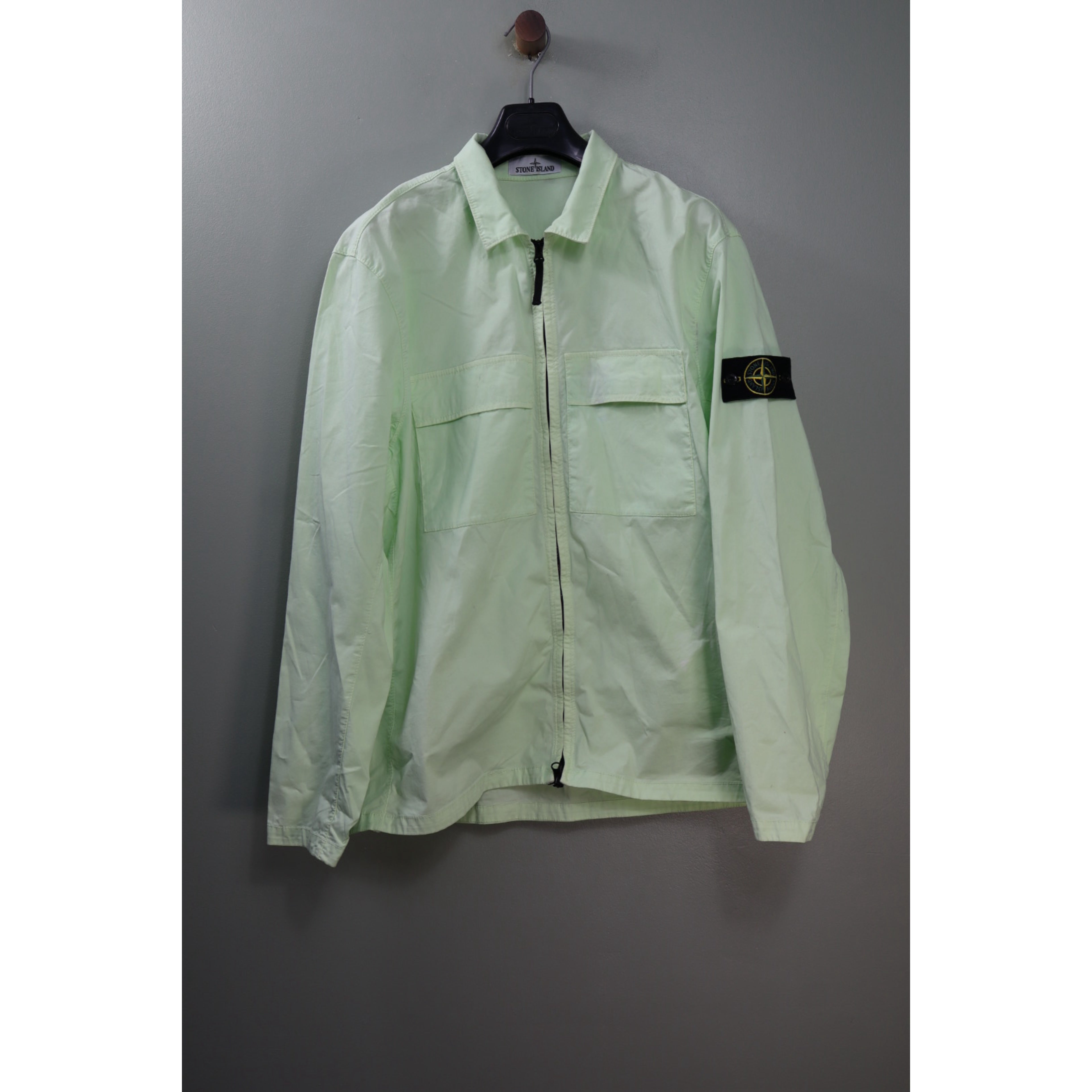Stone Island Lime Overshirt