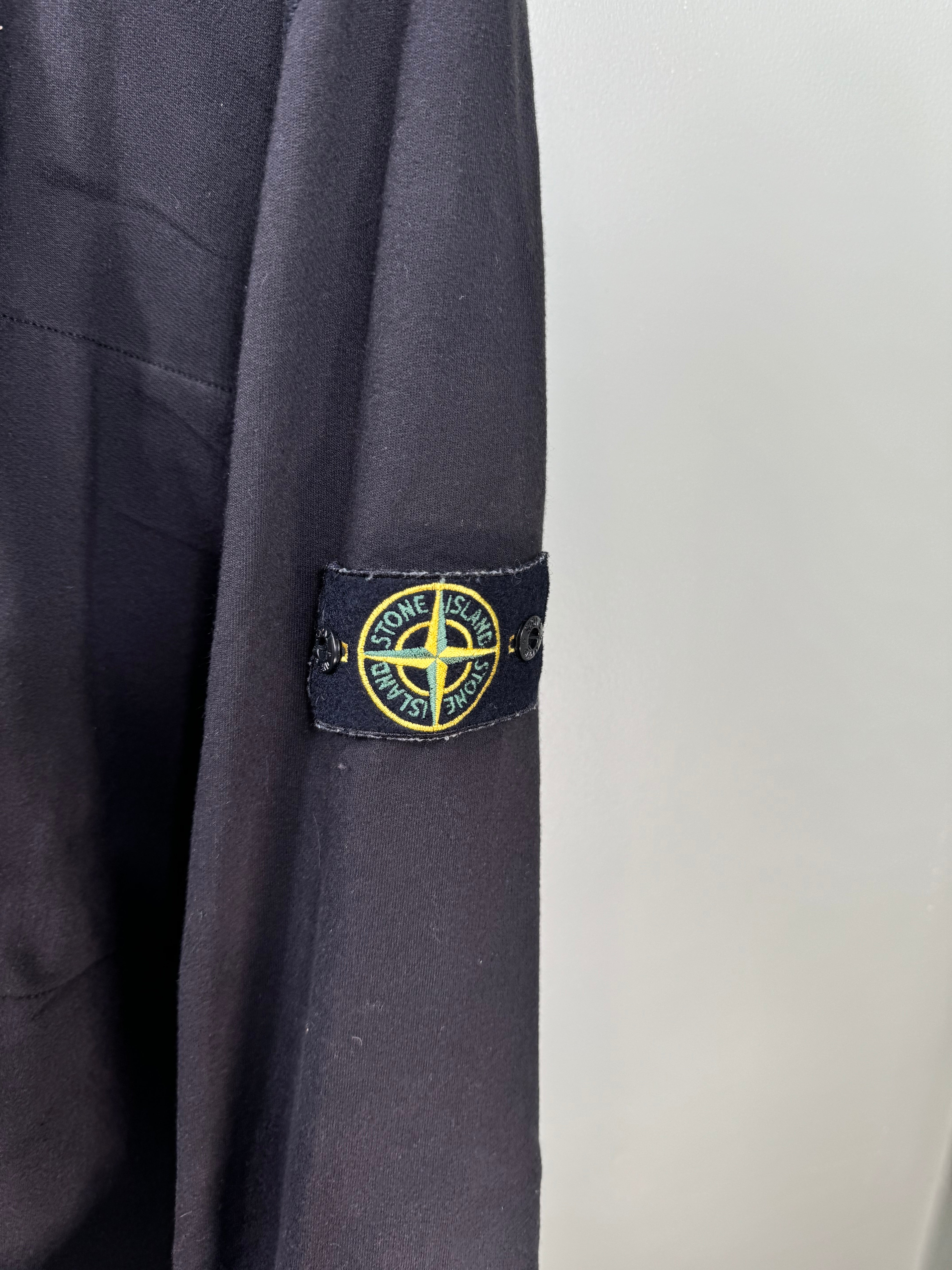 Stone Island Black Zipped Jumper