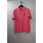 Stone Island Pink Slim Fit Polo