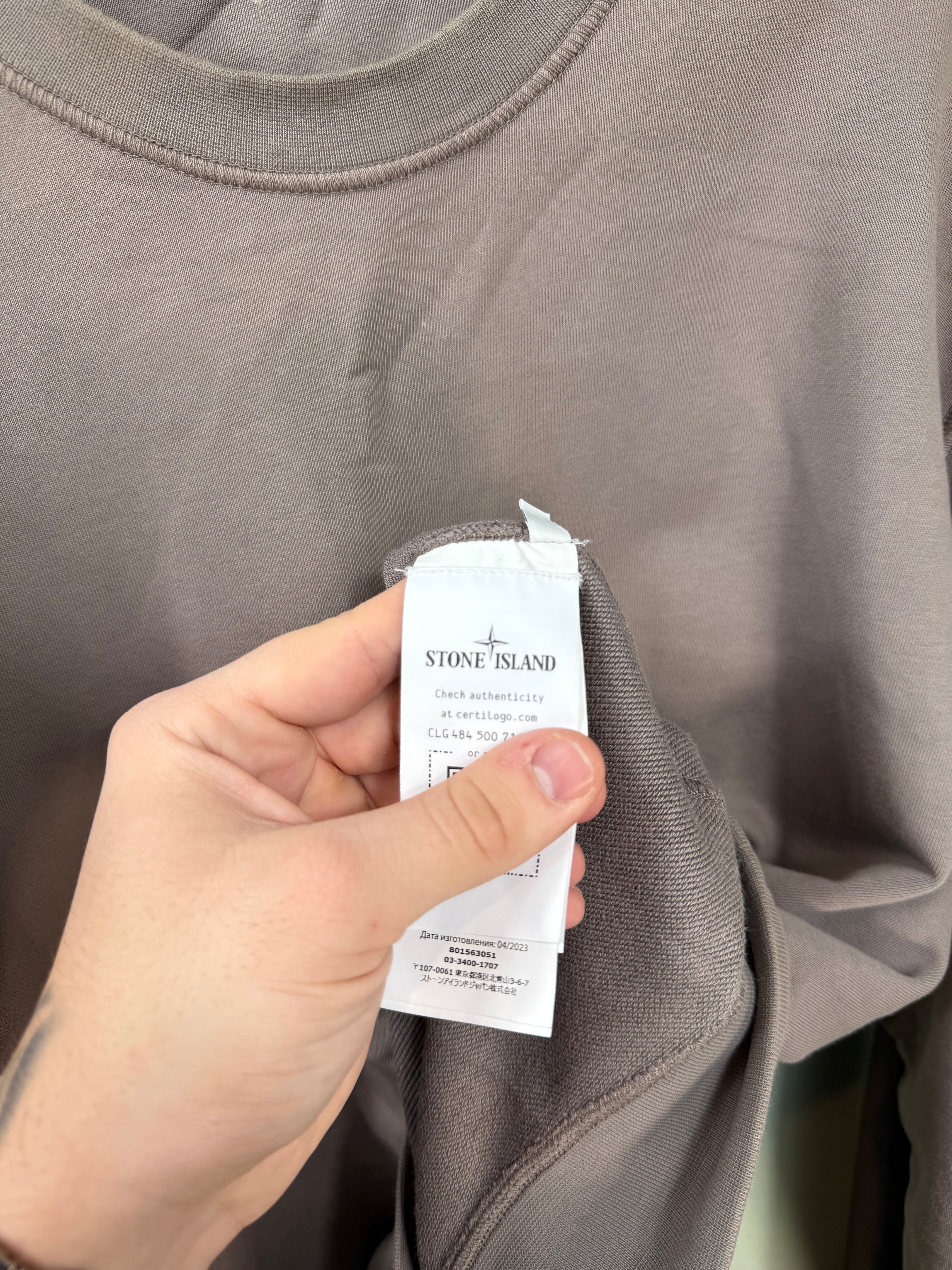 Stone Island Slate Grey Jumper