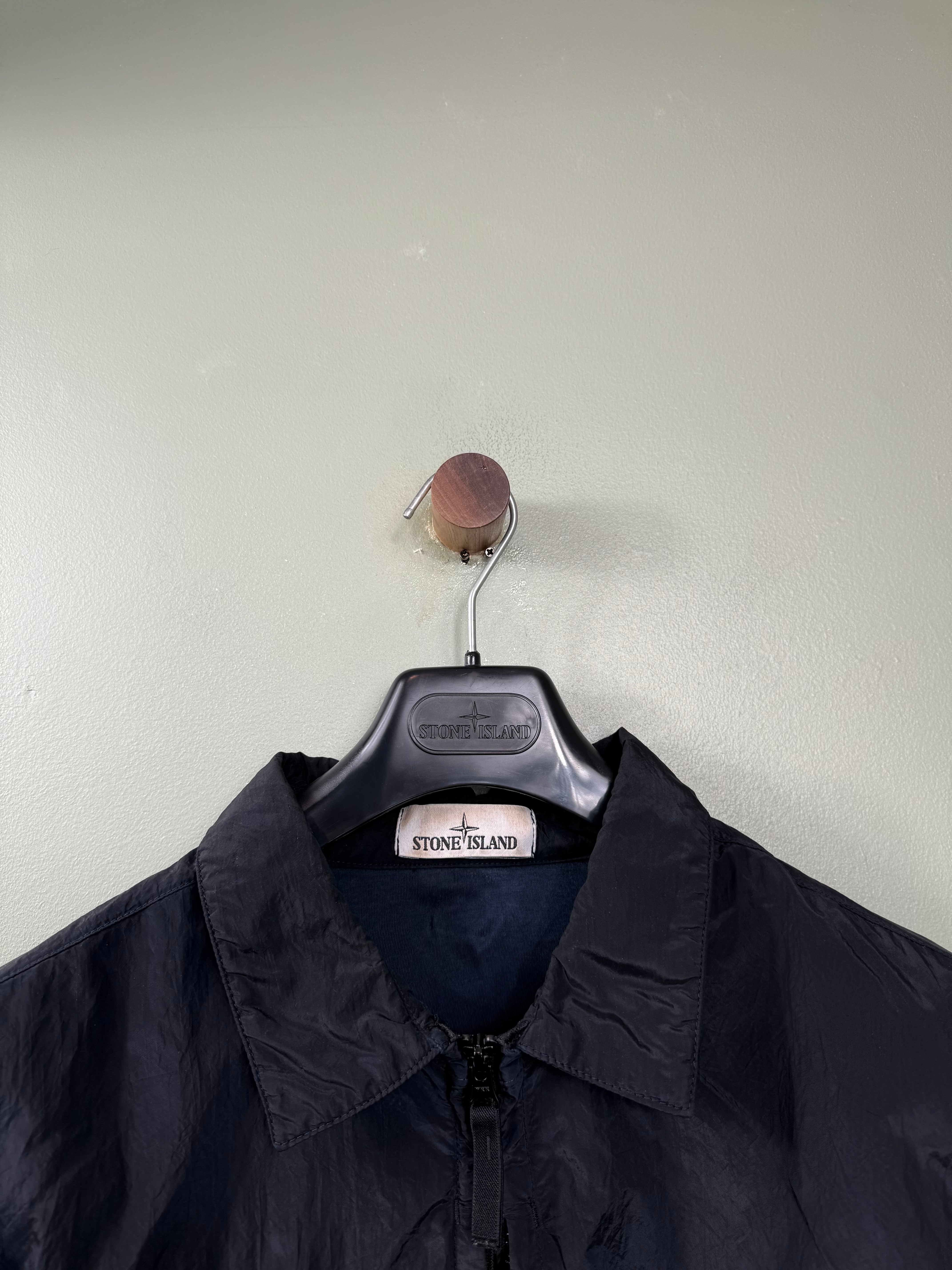 Stone Island Navy Nylon Metal Overshirt