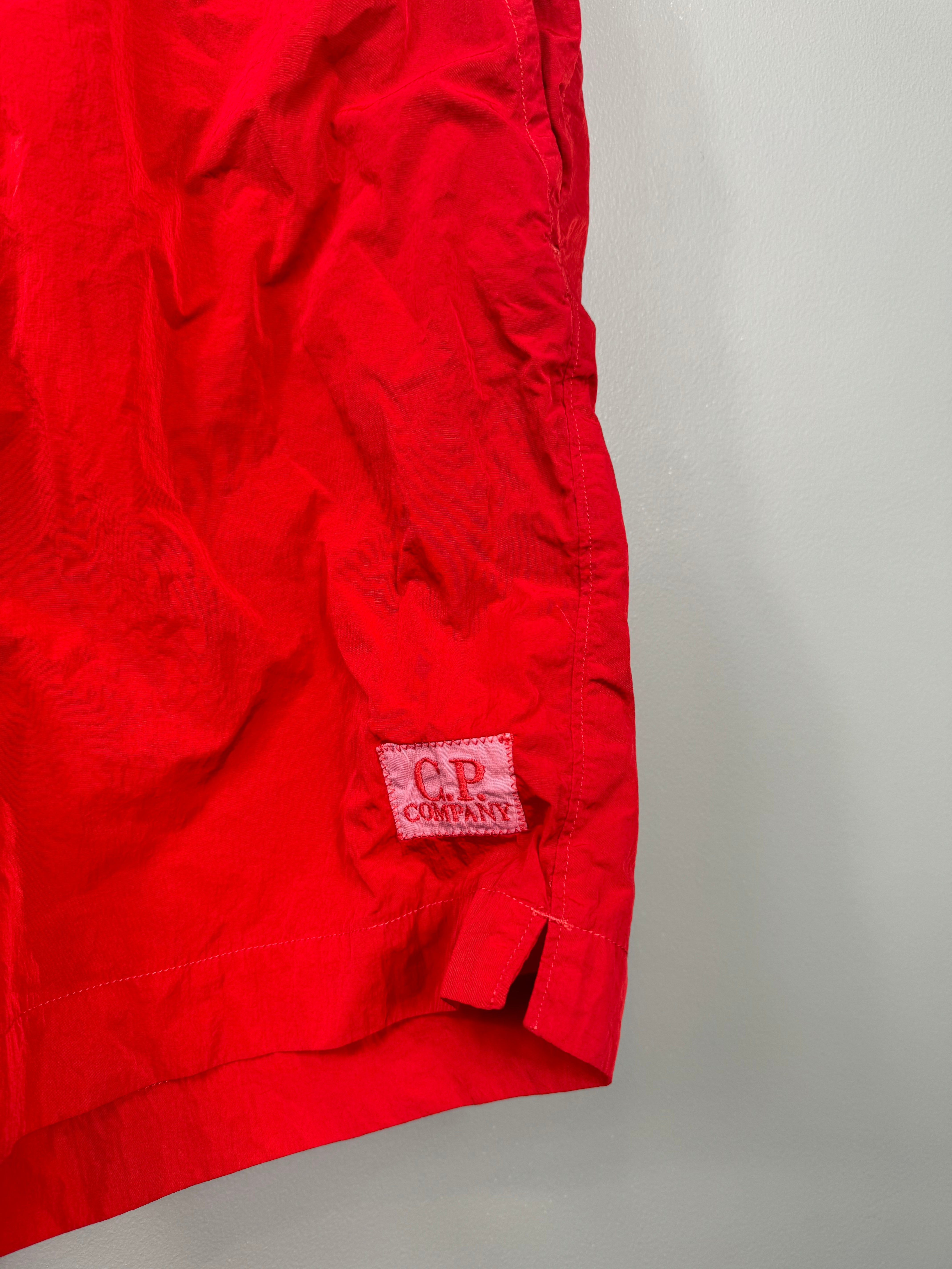 CP Company Red Chrome Shorts