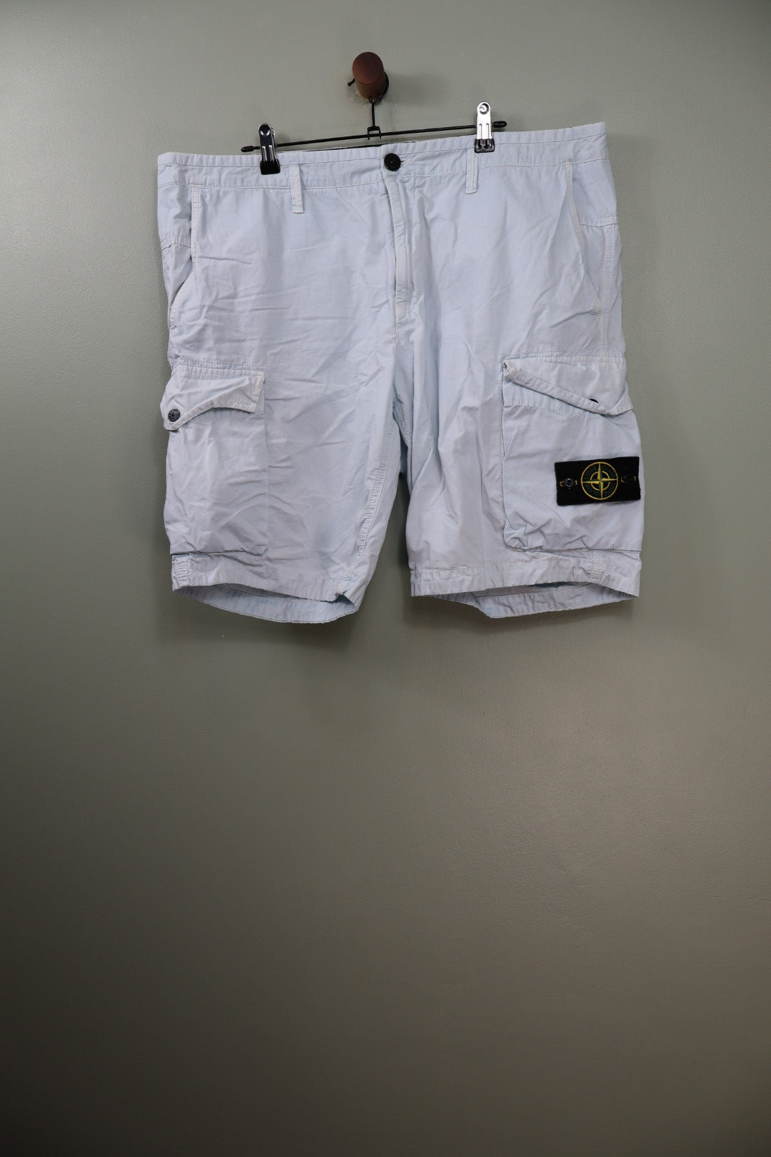 Stone Island Baby Blue SL Cargo Shorts