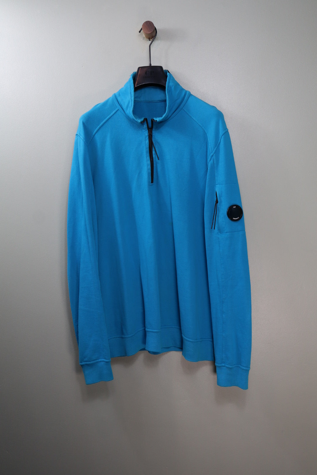C.P. Company Blue 1/4 Zip Jumper