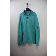 C.P. Company Green 1/4 Zip Jumper