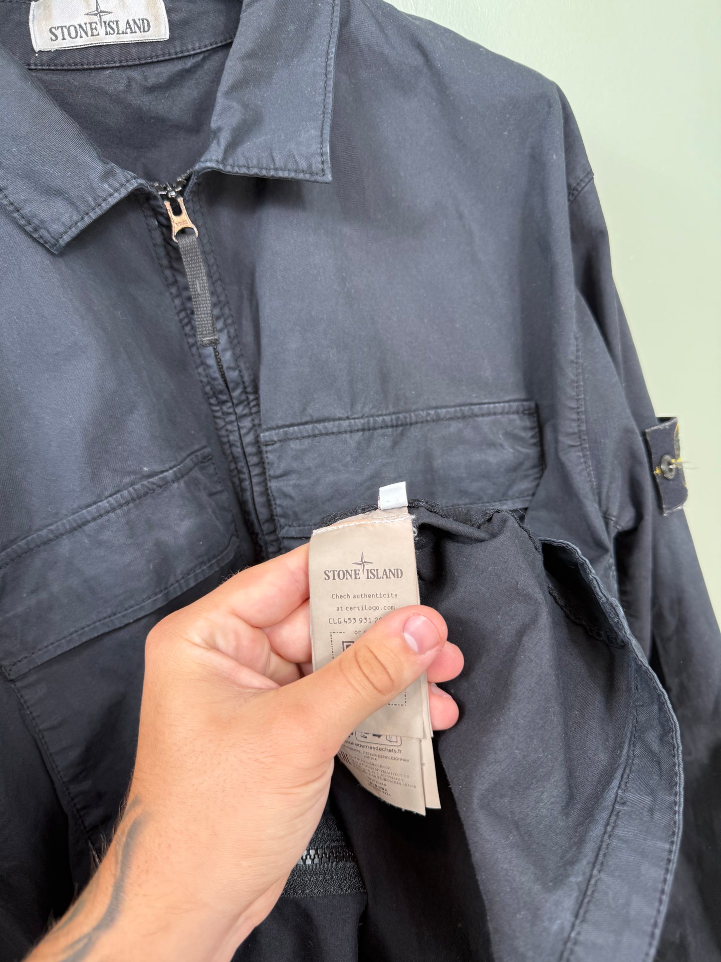 Stone Island Black Overshirt