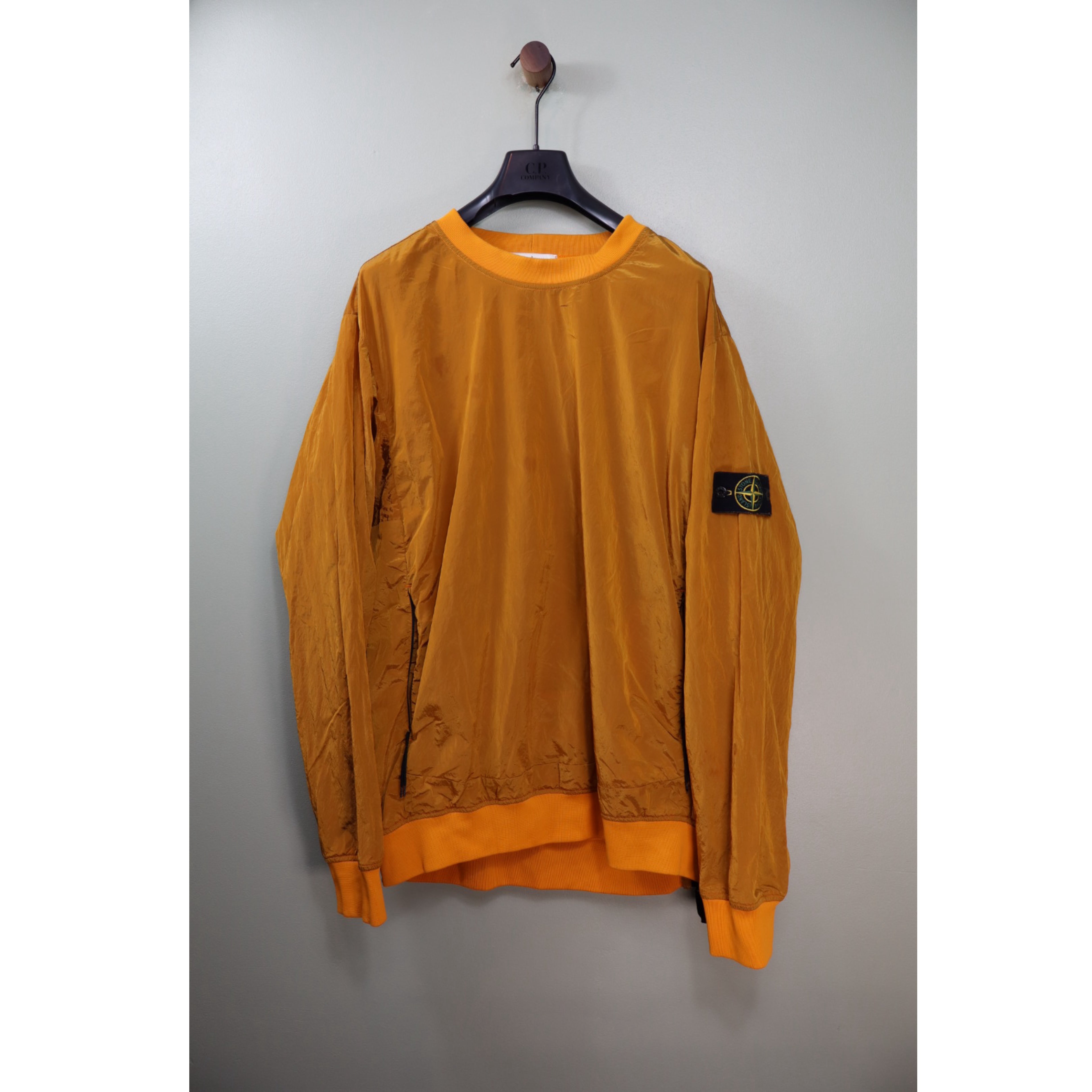 Stone Island Orange Nylon Metal Jumper