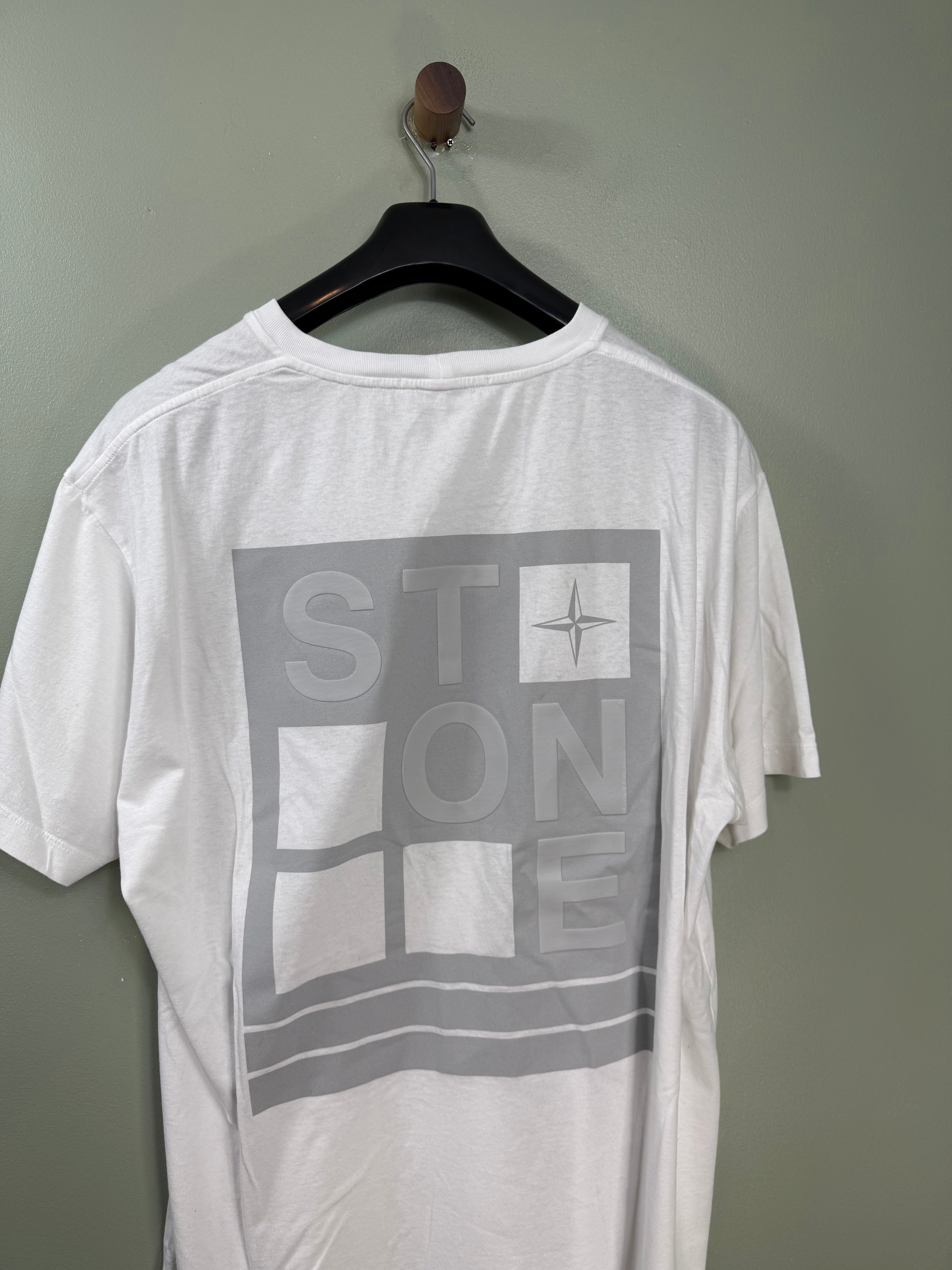 Stone Island White T-Shirt