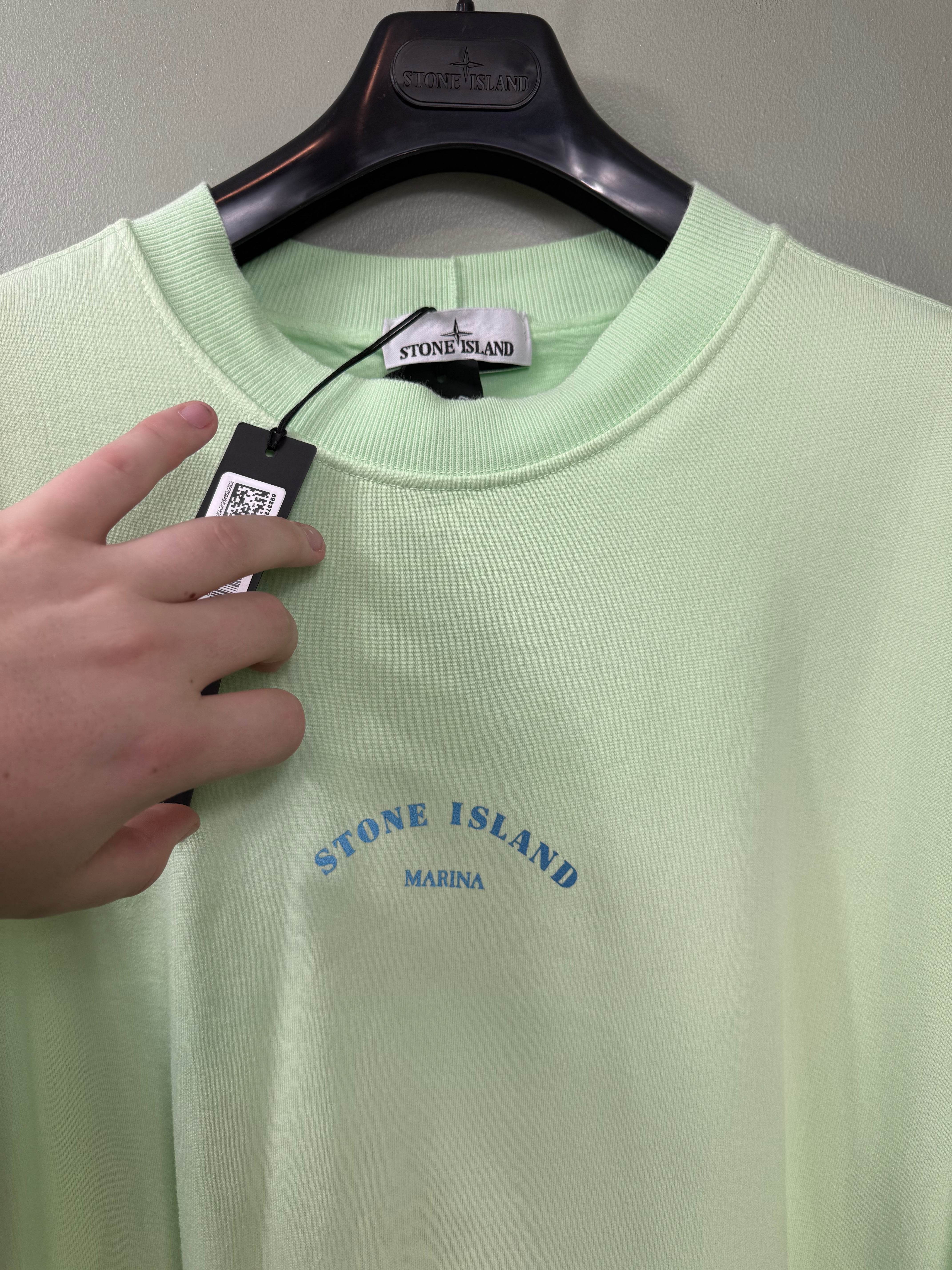 Stone Island Pastel Green Marina Jumper