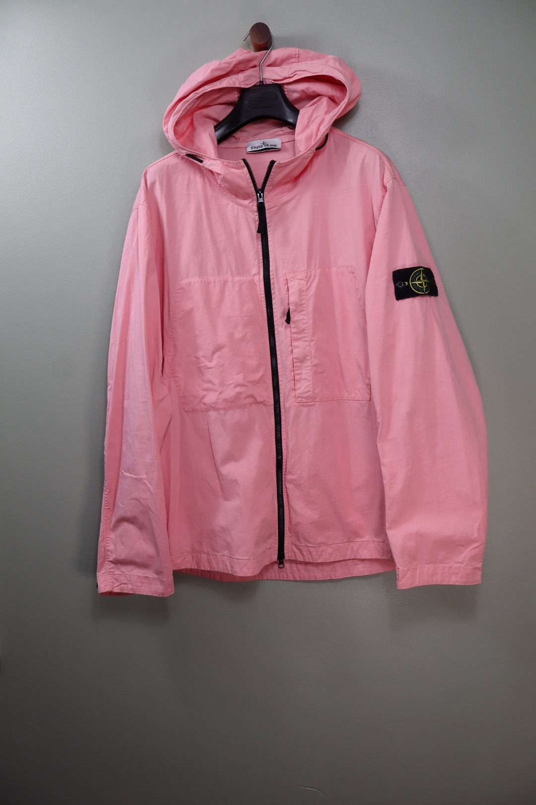 Stone Island Pink Supima Cotton Twill Jacket