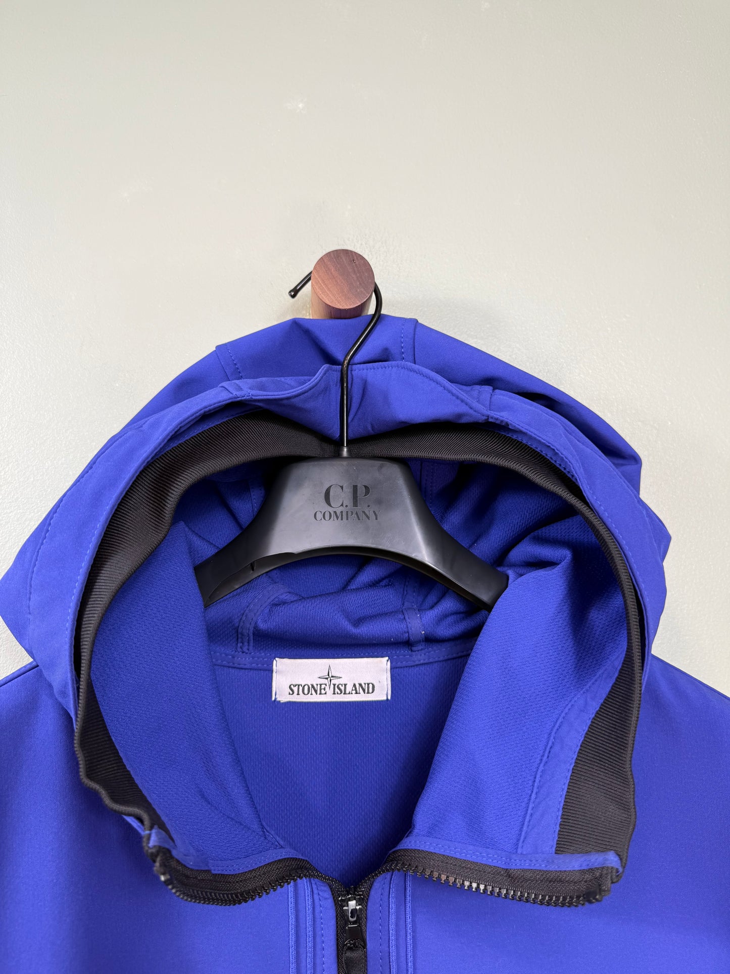 Stone Island Blue Soft Shell Jacket