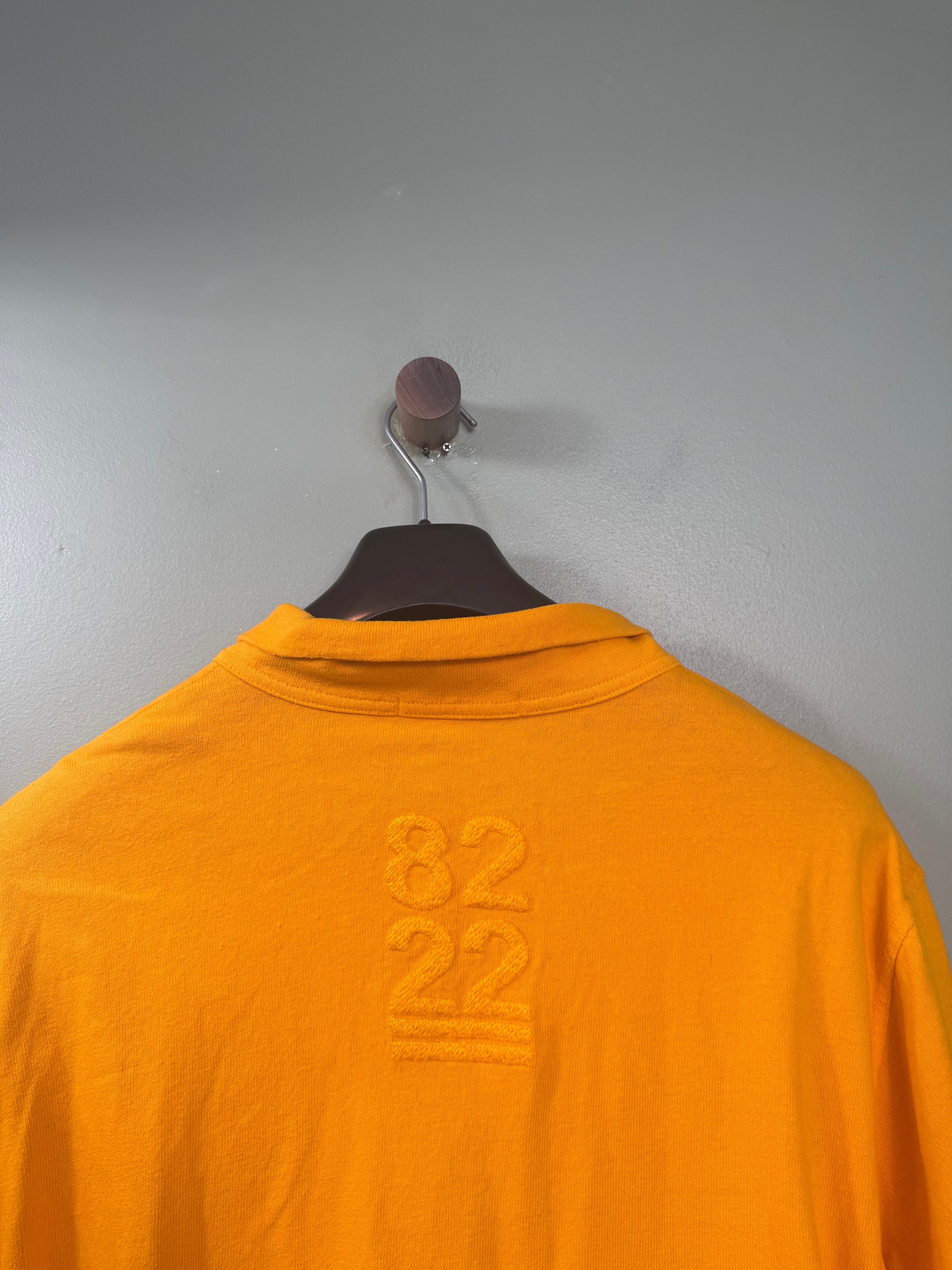 Stone Island Orange Anniversary 1/4 Zip Jumper