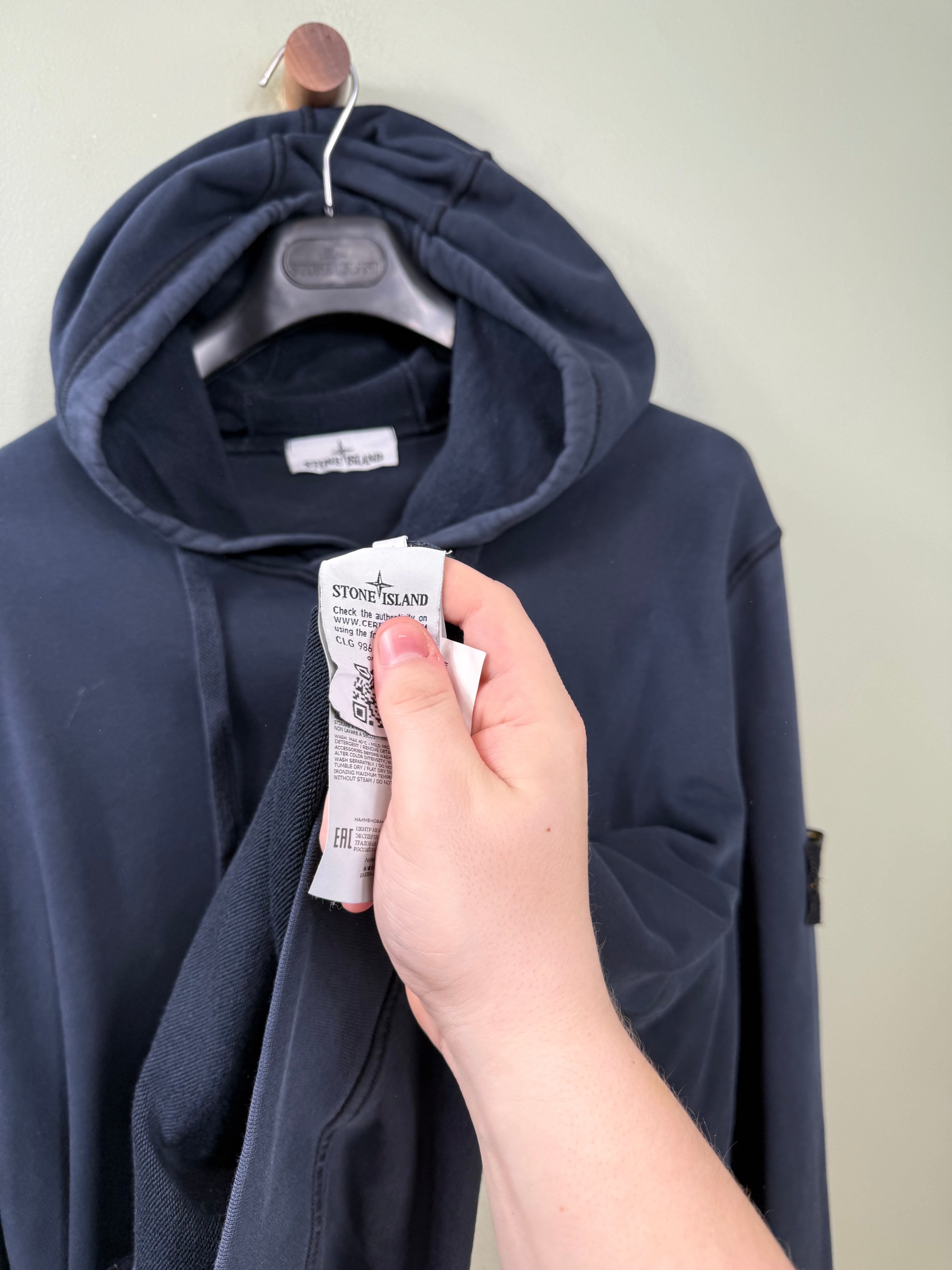 Stone Island Navy Hoodie