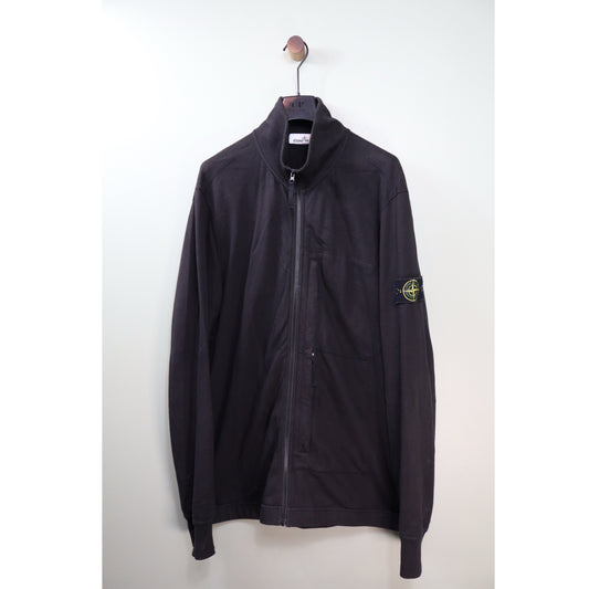 Stone Island Black Zipped Jumper