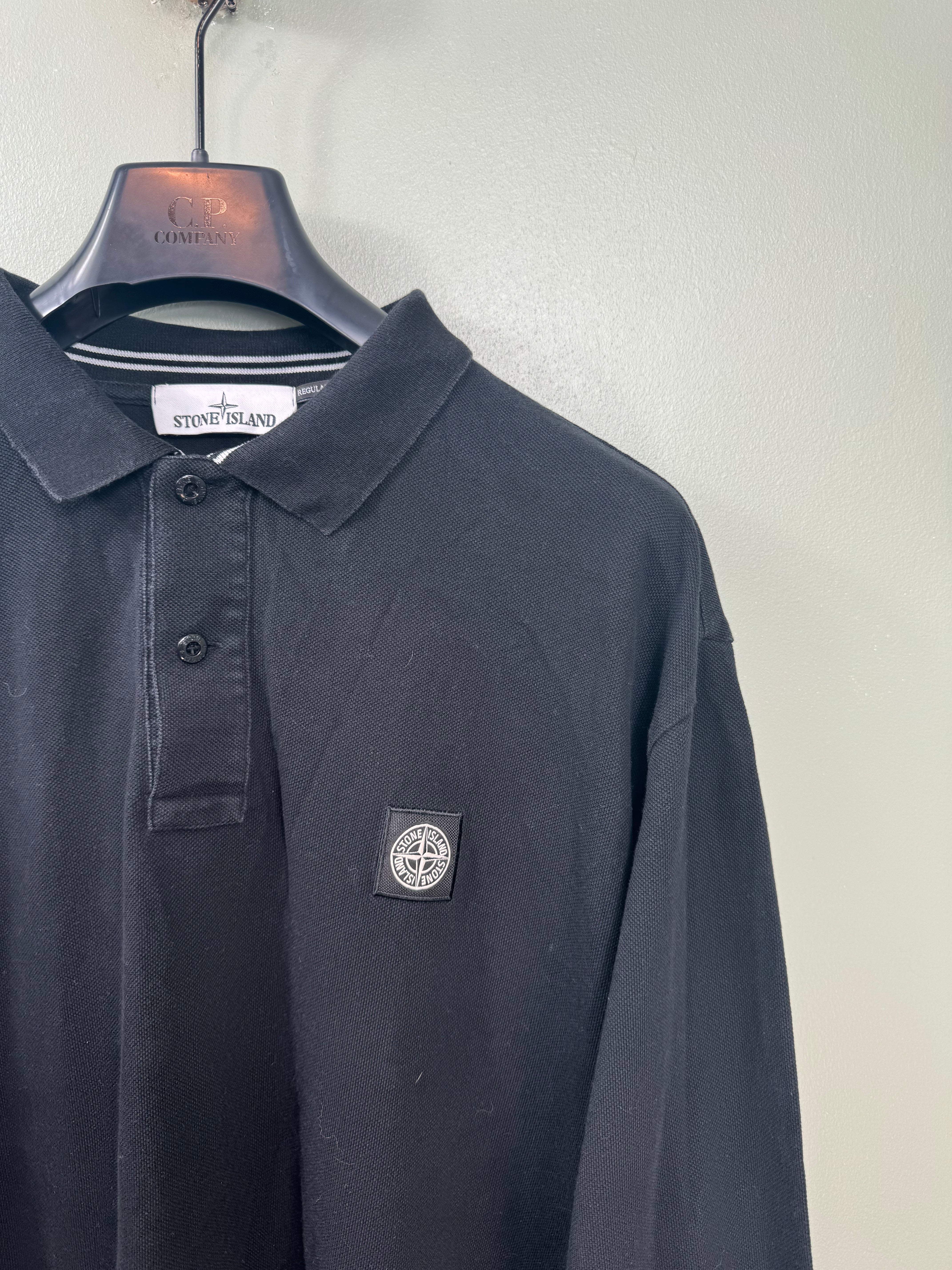Stone Island Black Polo