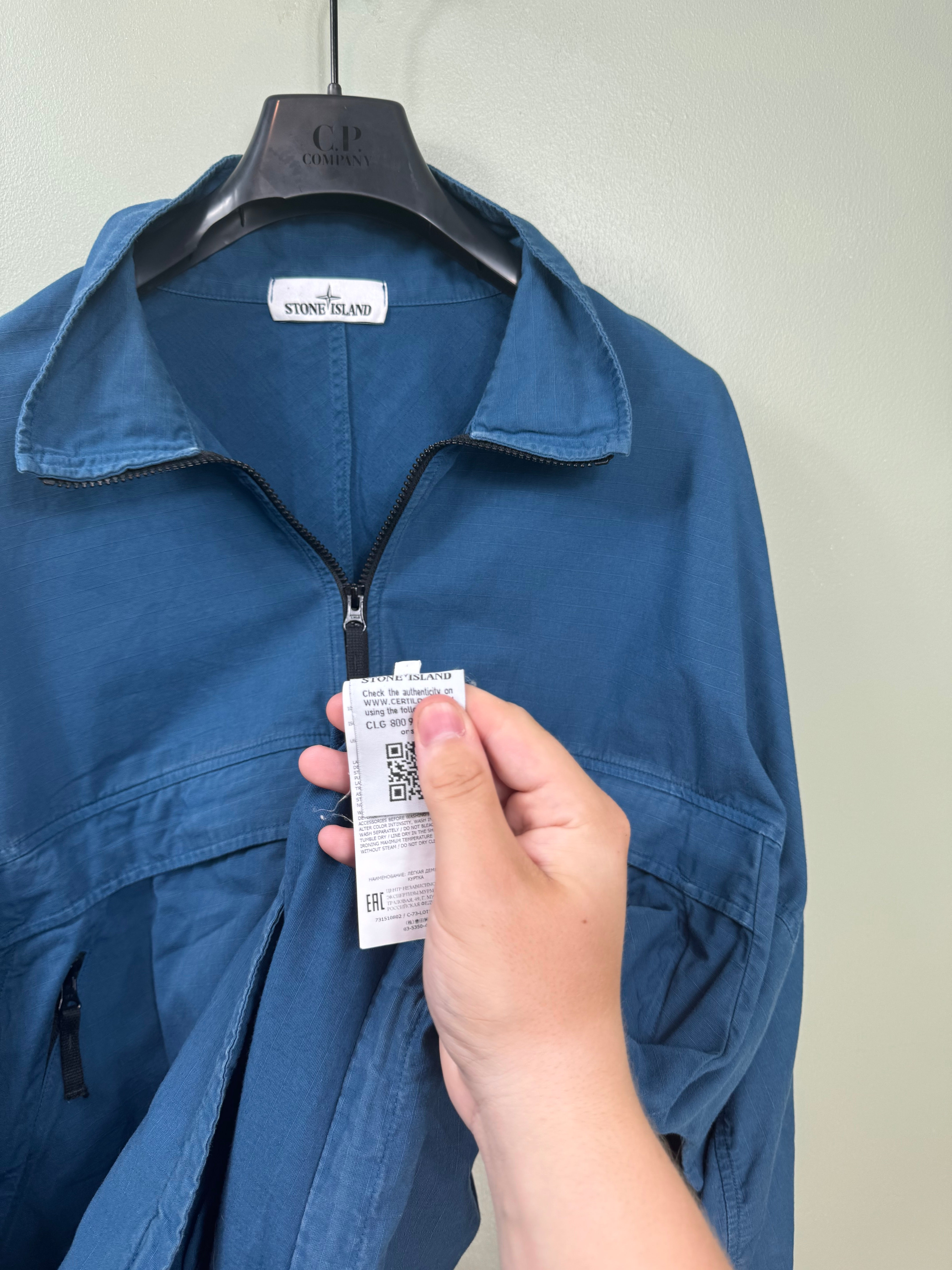 Stone Island Blue Smock