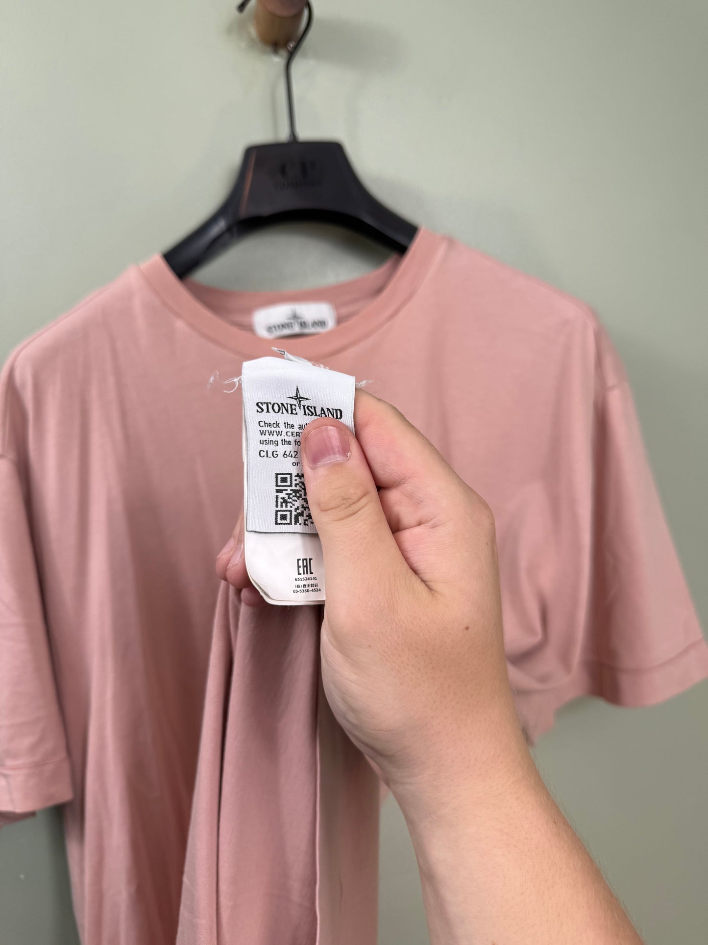 Stone Island Pink T-Shirt