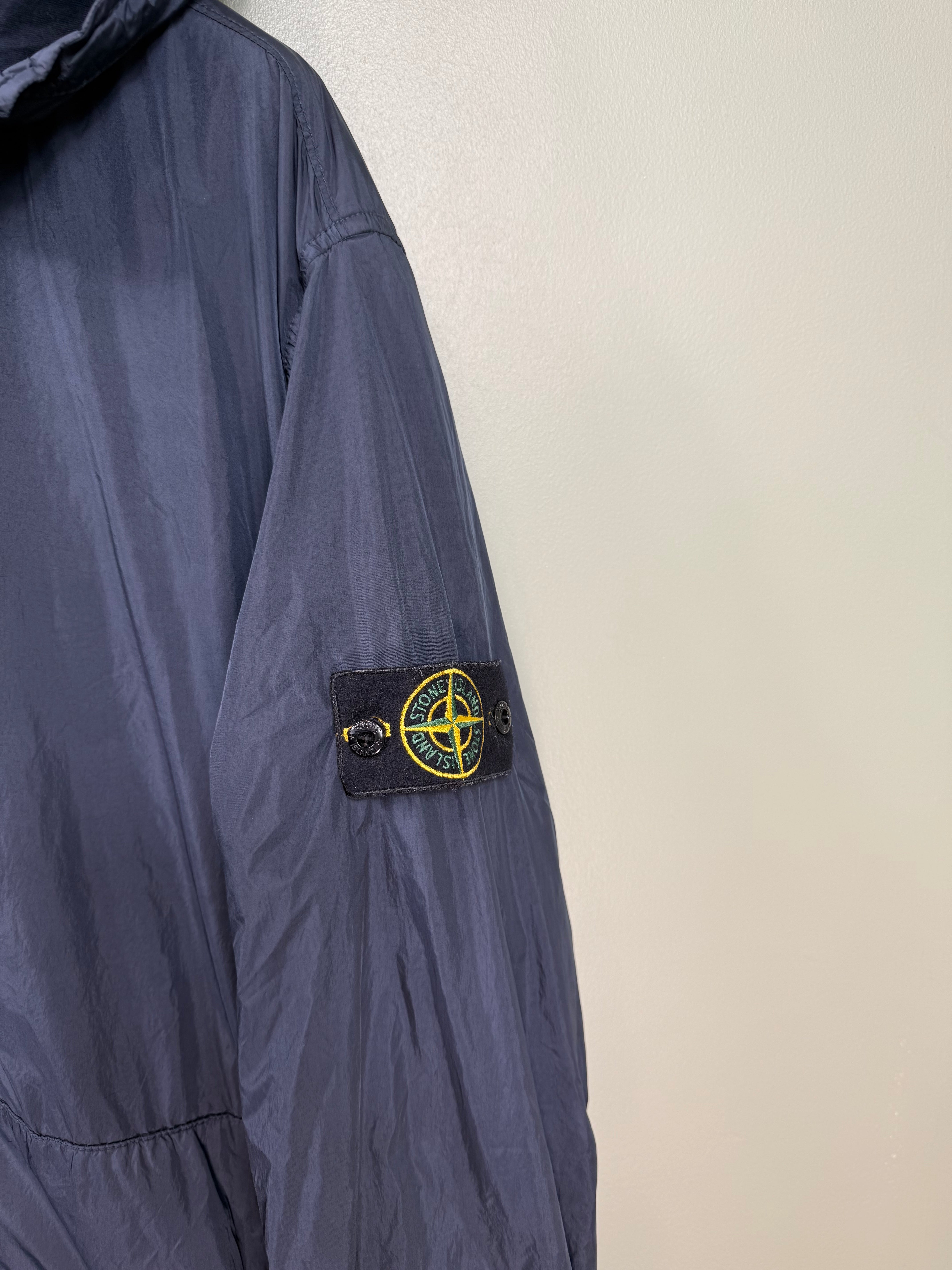 Stone Island Navy Crinkle Reps Jacket