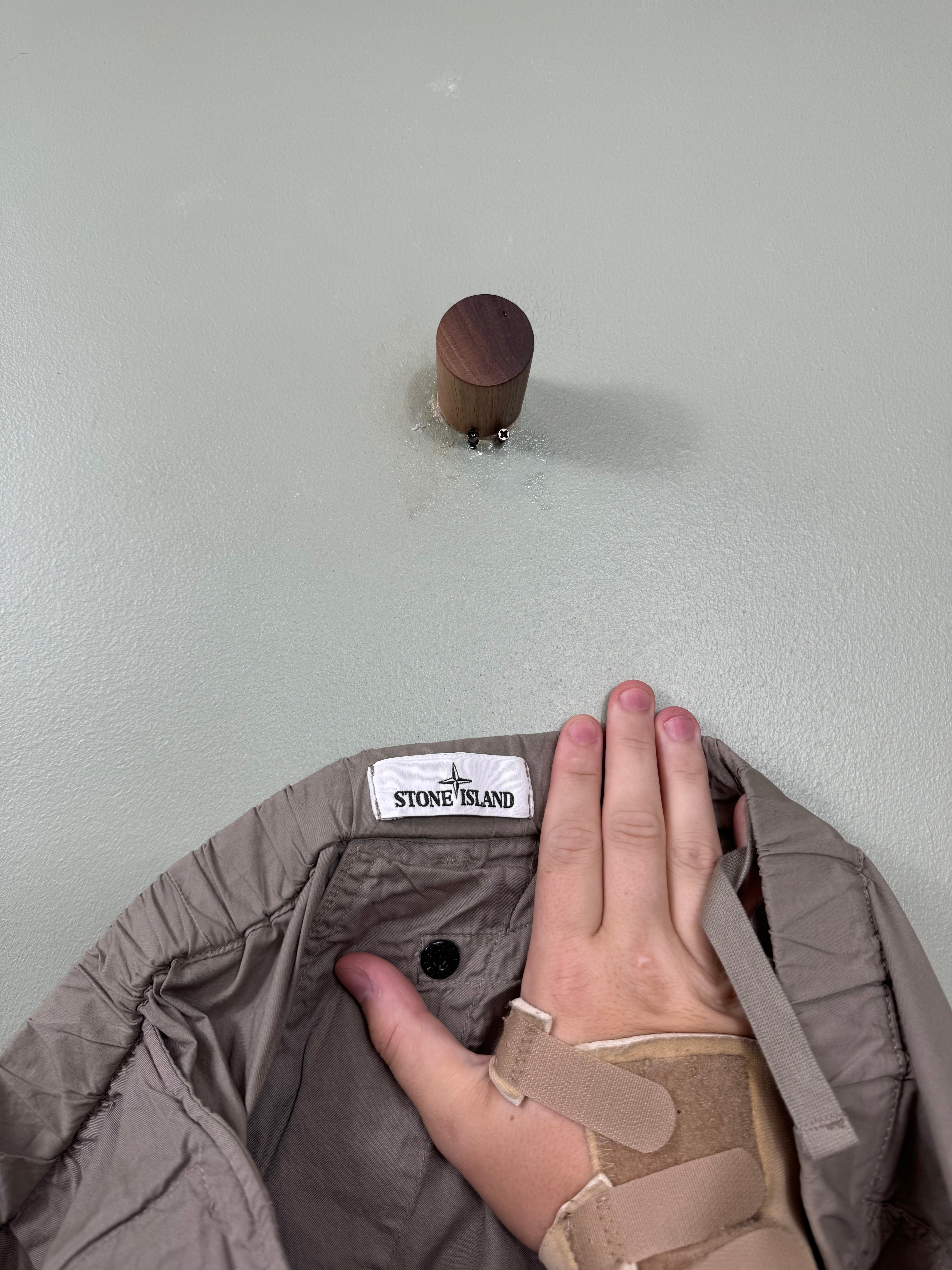 Stone Island Beige RE-T Cargo Bottoms