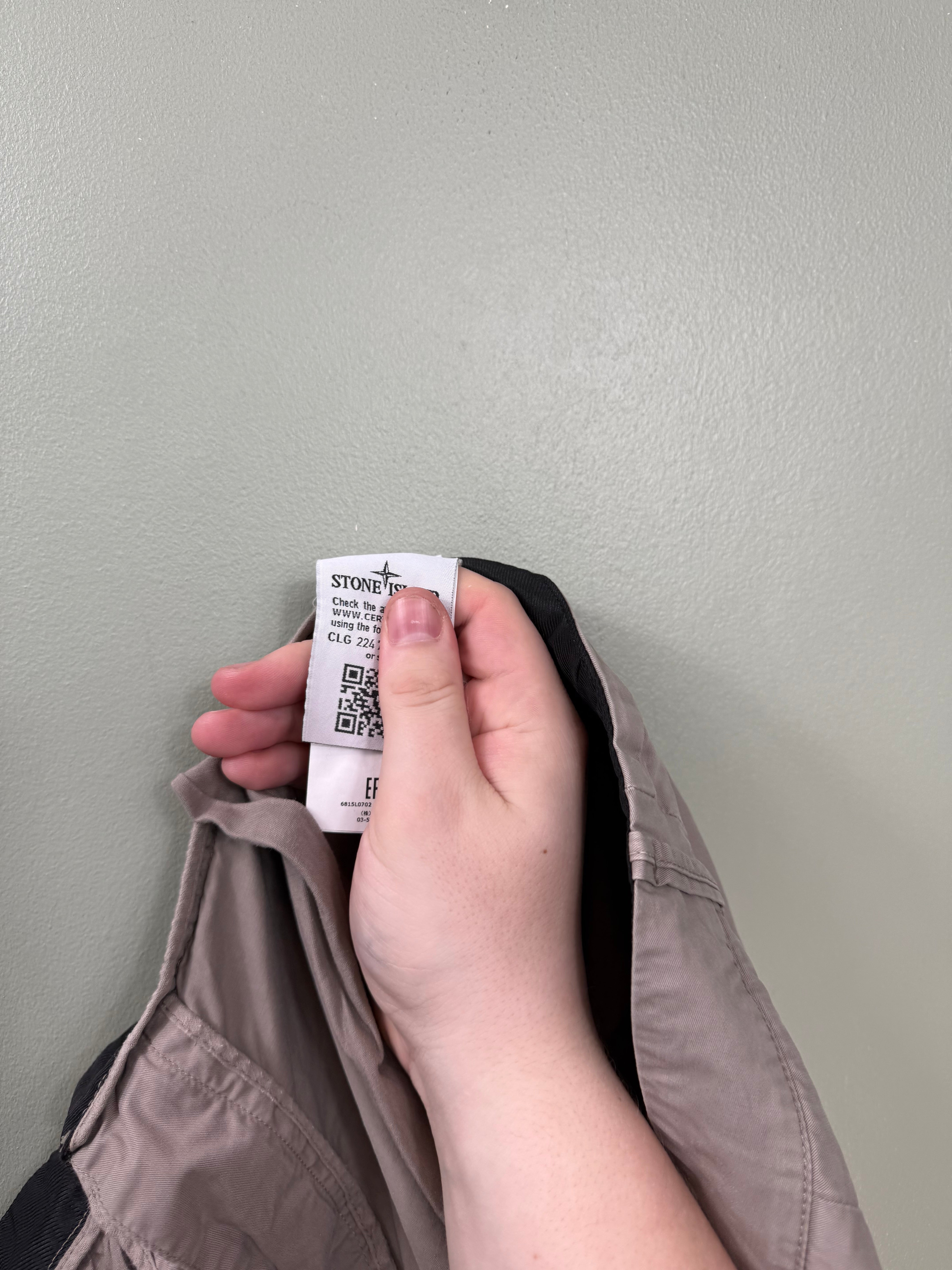 Stone Island Beige SL Cargo Shorts