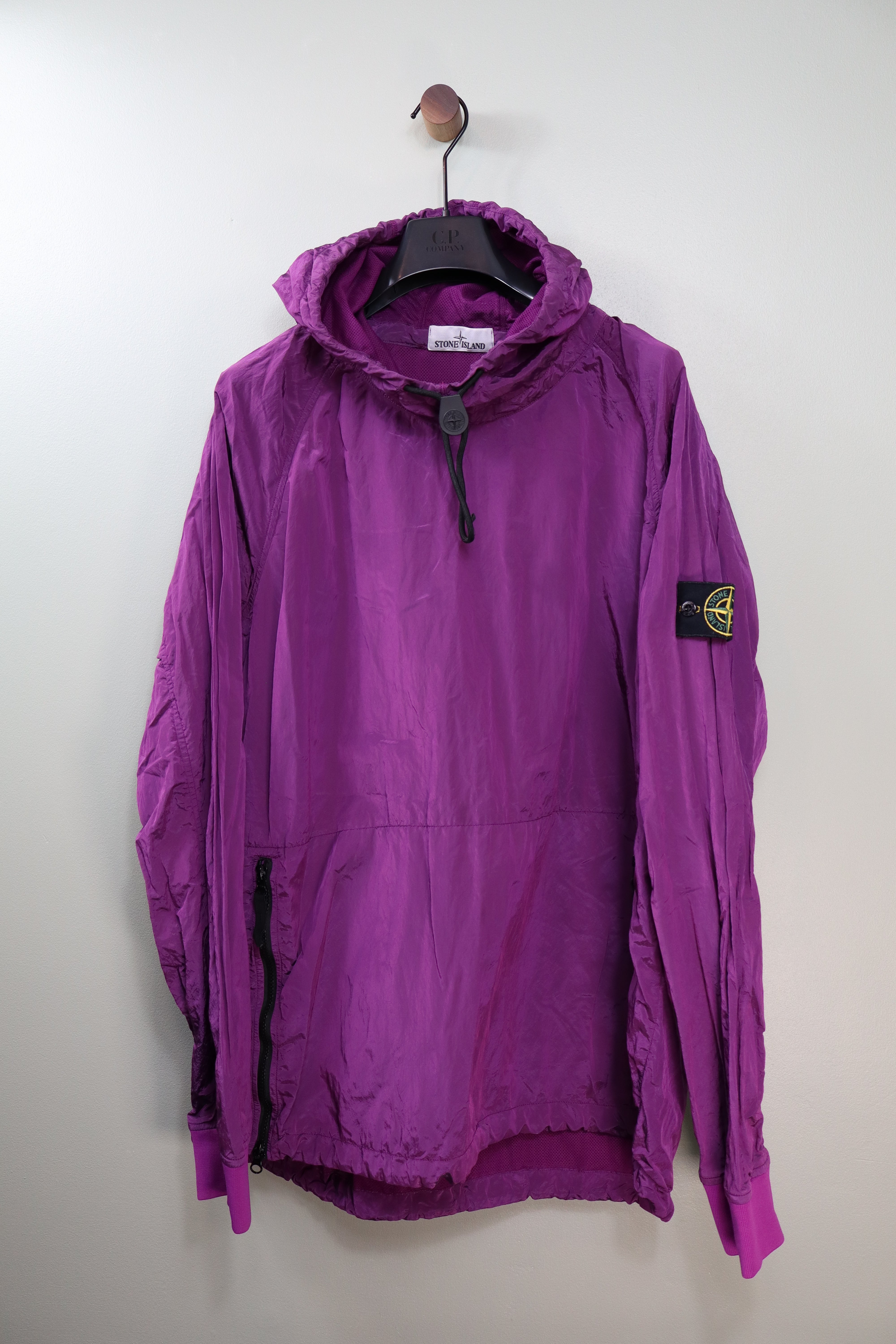 Stone Island Purple Nylon Metal Smock