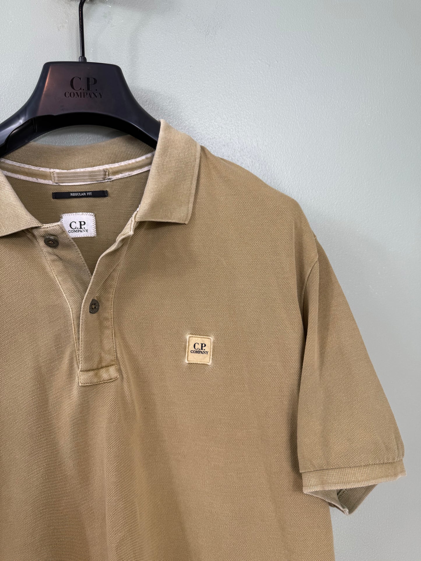 C.P. Company Beige Regular Fit Polo