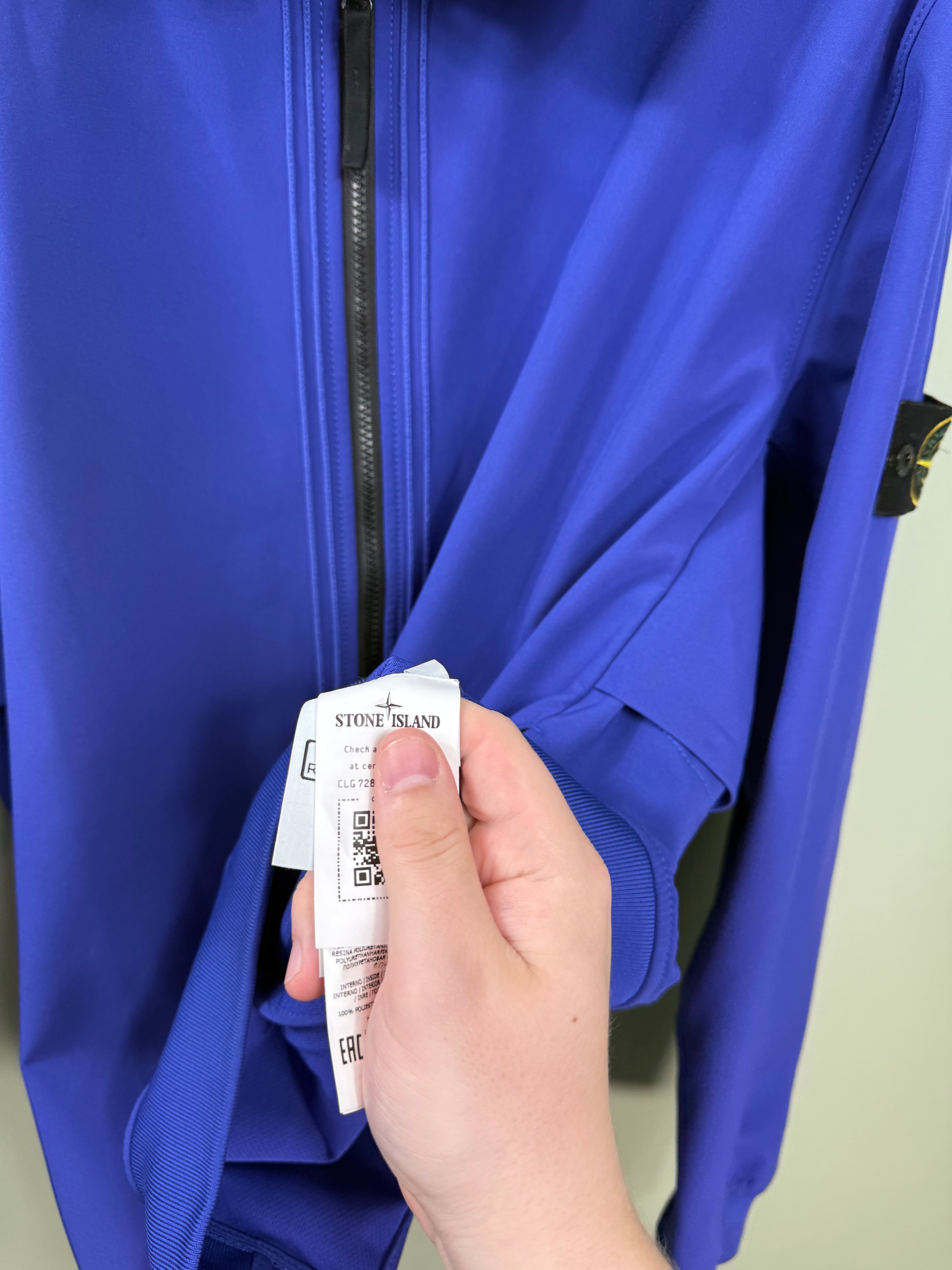 Stone Island Periwinkle Blue Soft Shell Jacket