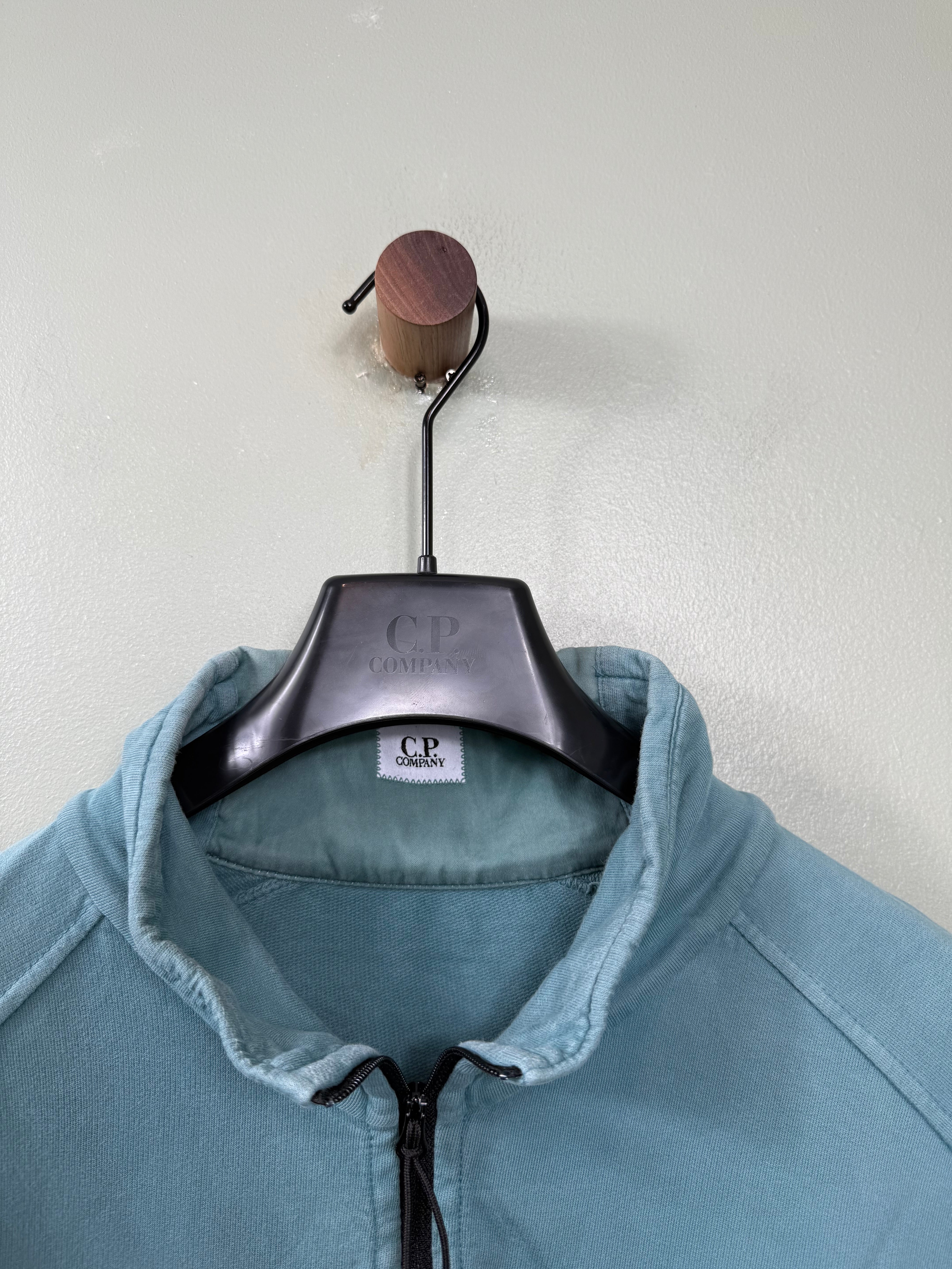 C.P. Company Blue 1/4 Zip Jumper