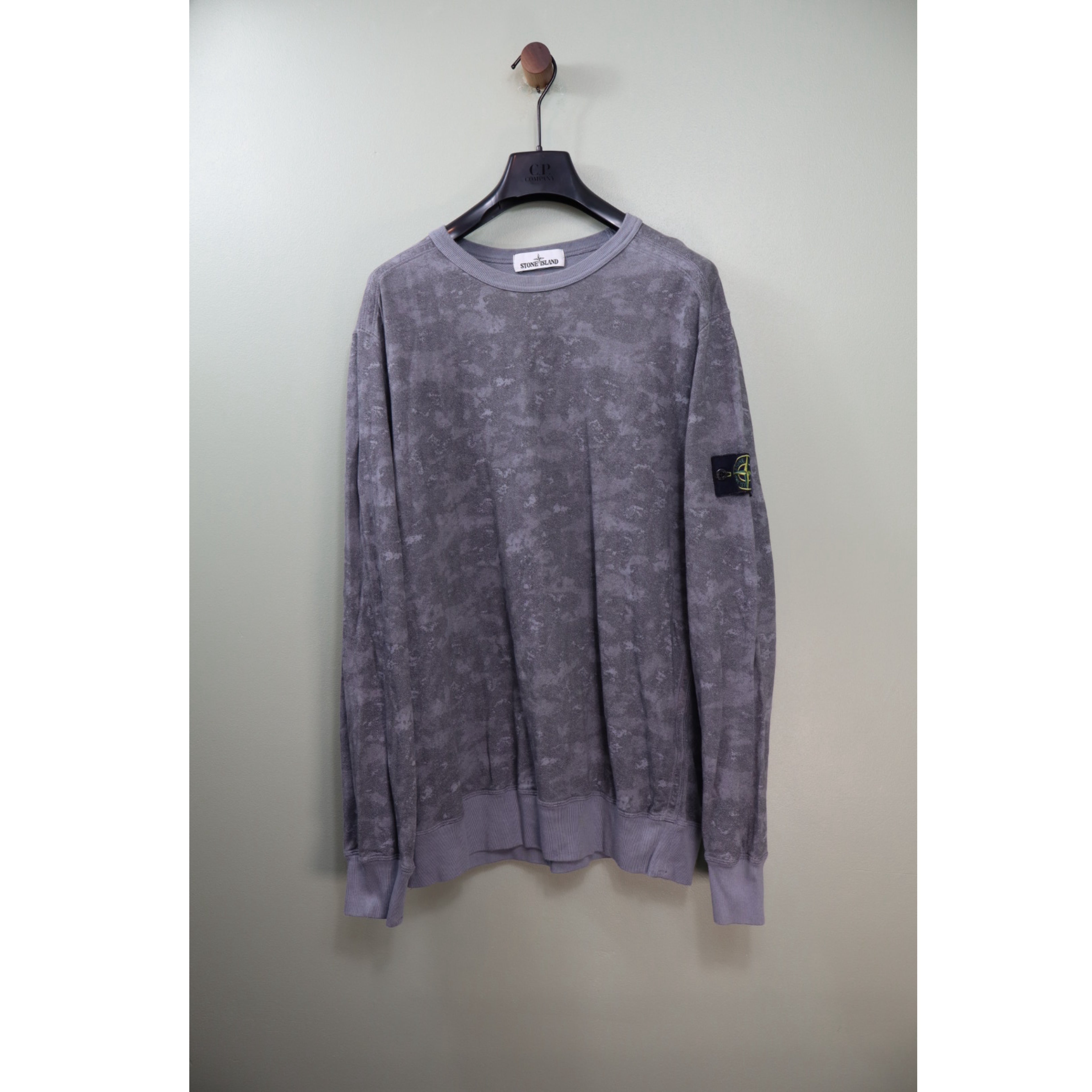Stone Island Grey Camo Jumper