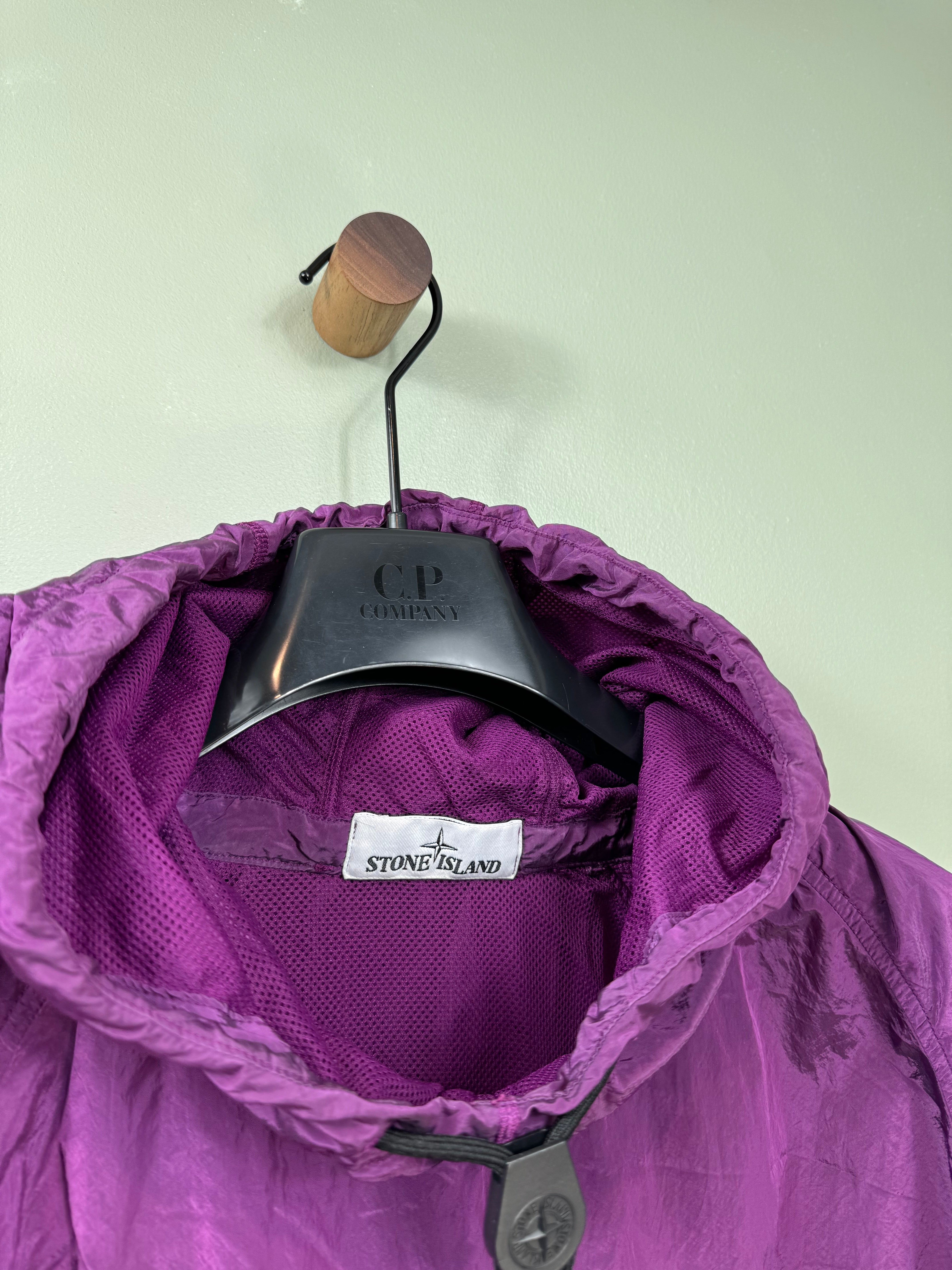 Stone Island Purple Nylon Metal Smock