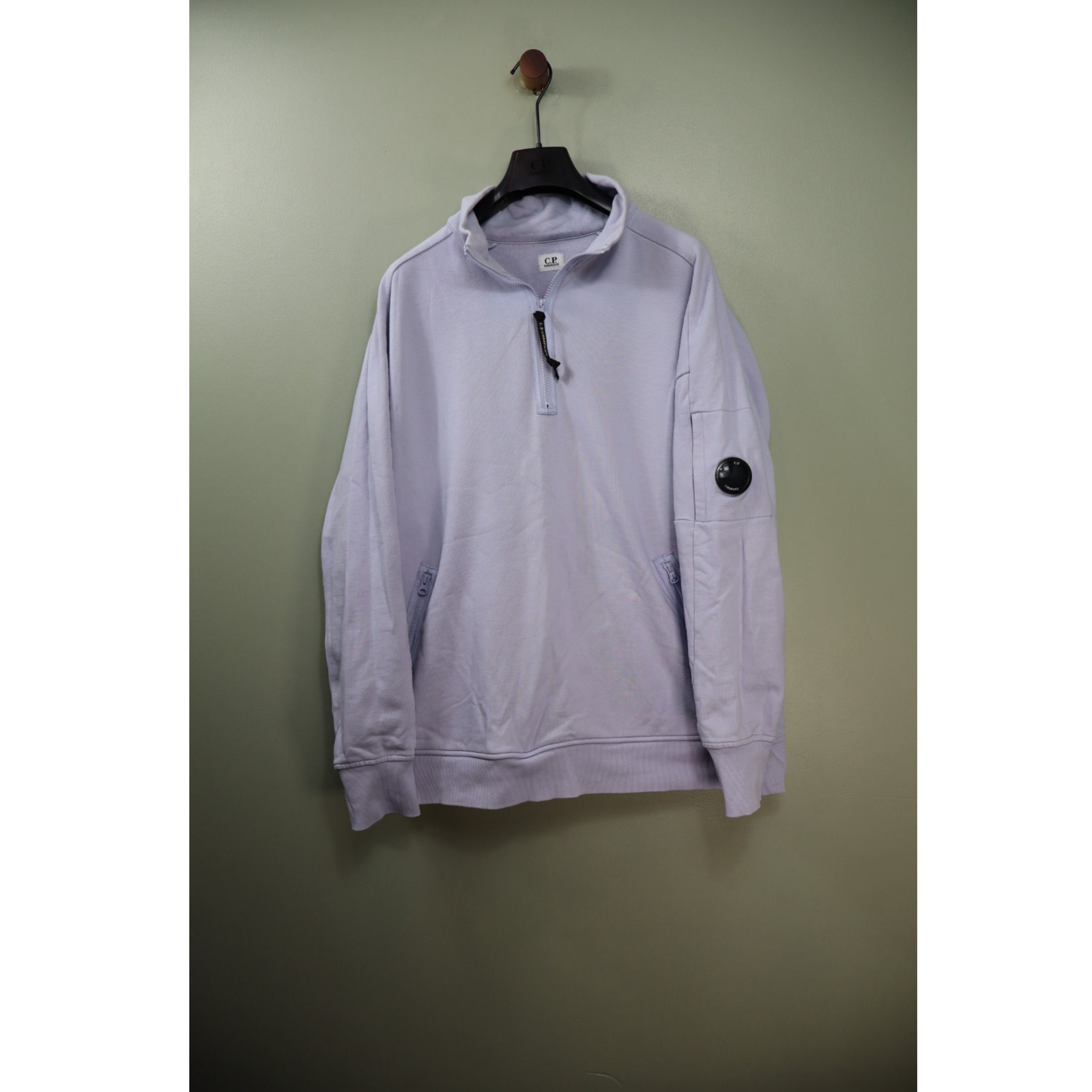 C.P. Company Purple 1/4 Zip Jumper