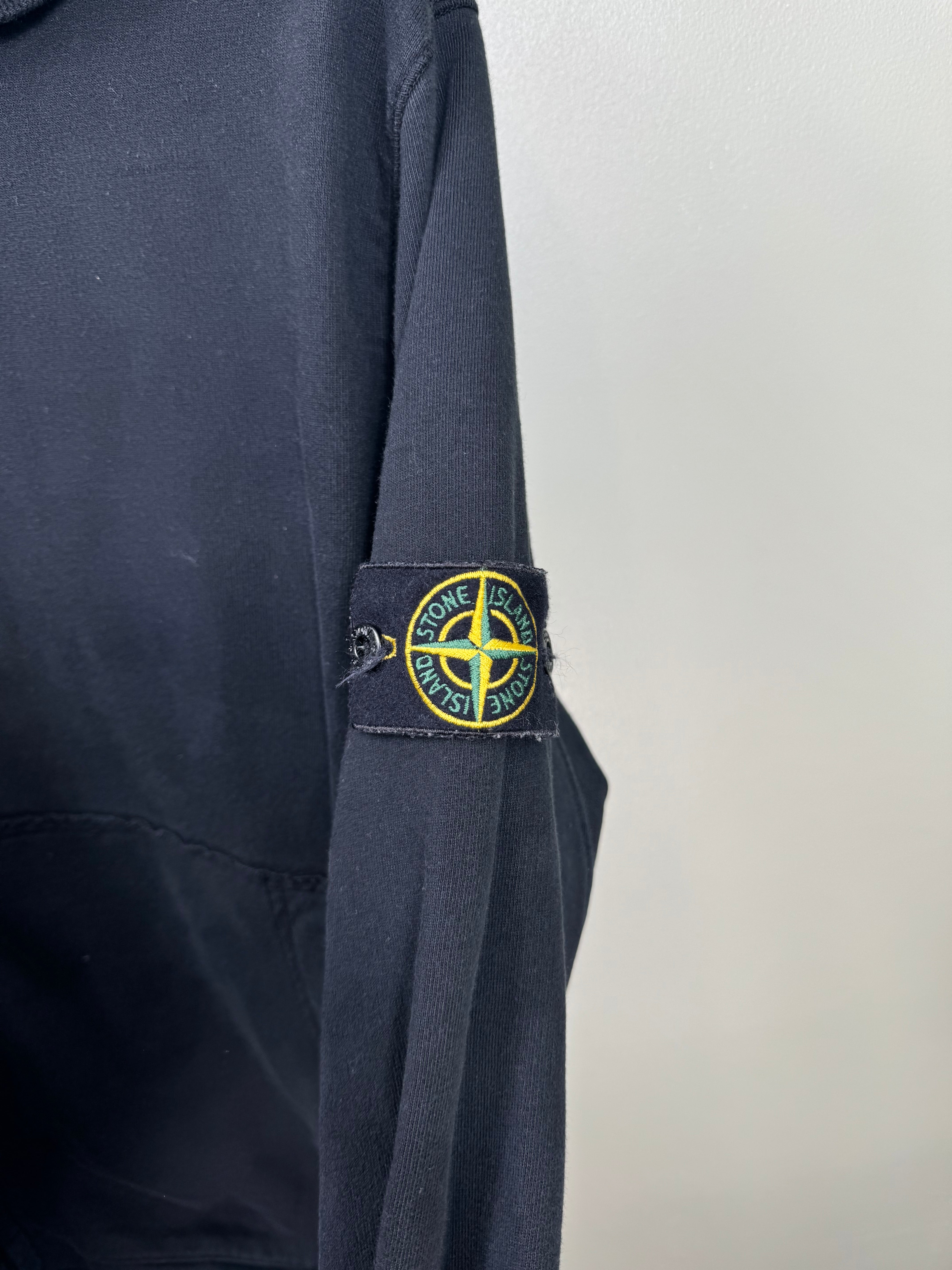 Stone Island Black Zipped Hoodie
