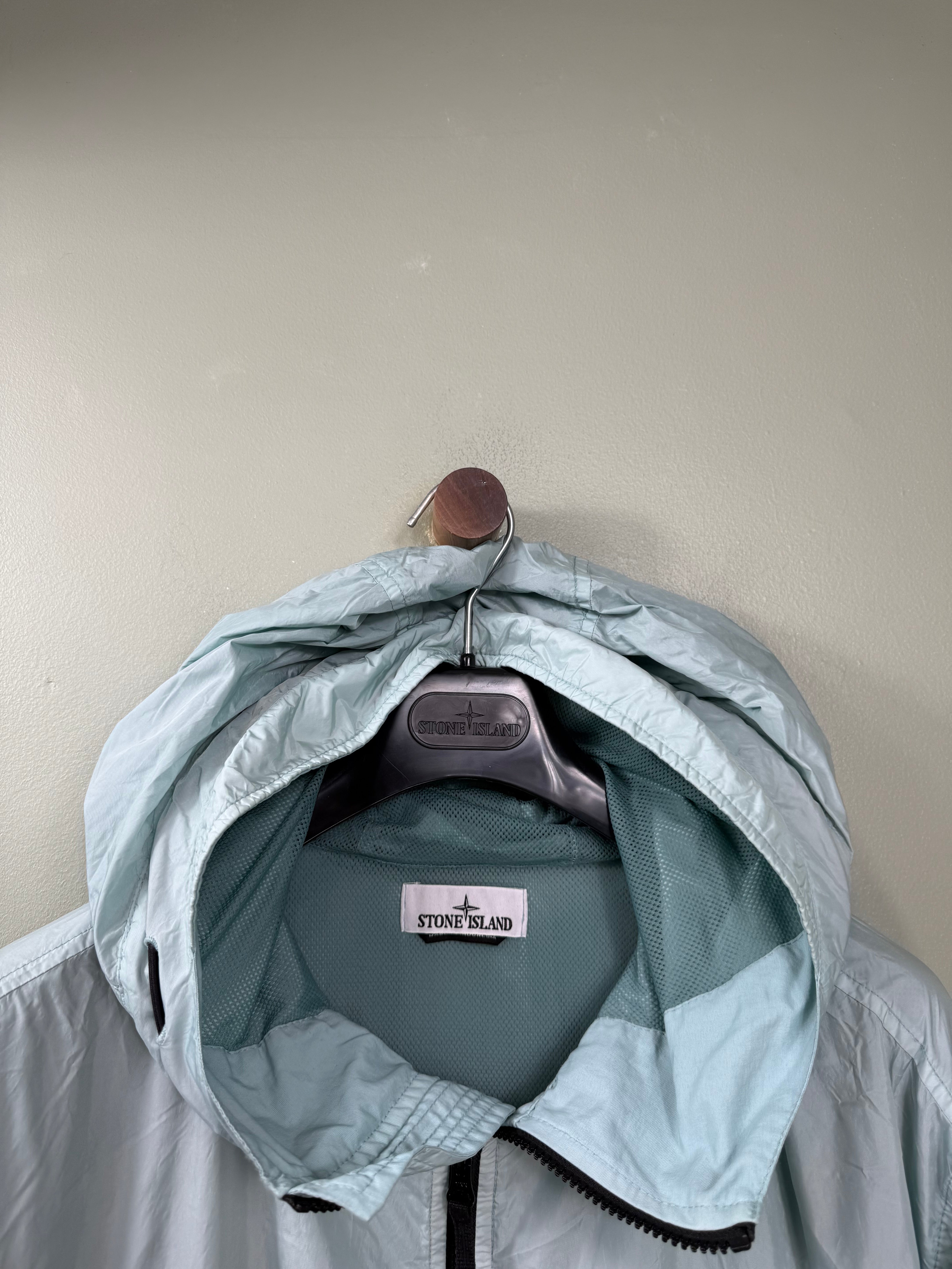 Stone Island Ice Blue Crinkle Reps Jacket