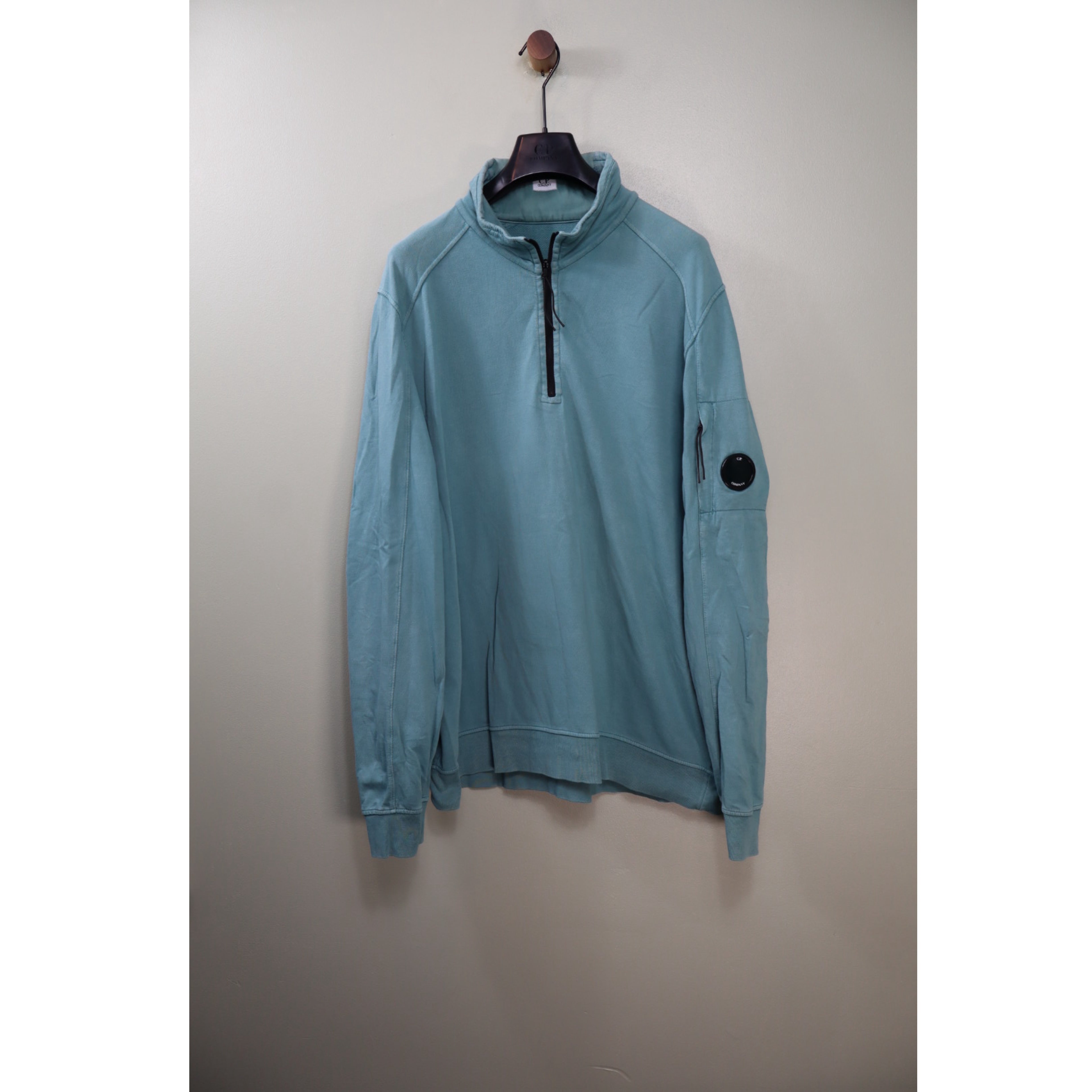 C.P. Company Blue 1/4 Zip Jumper