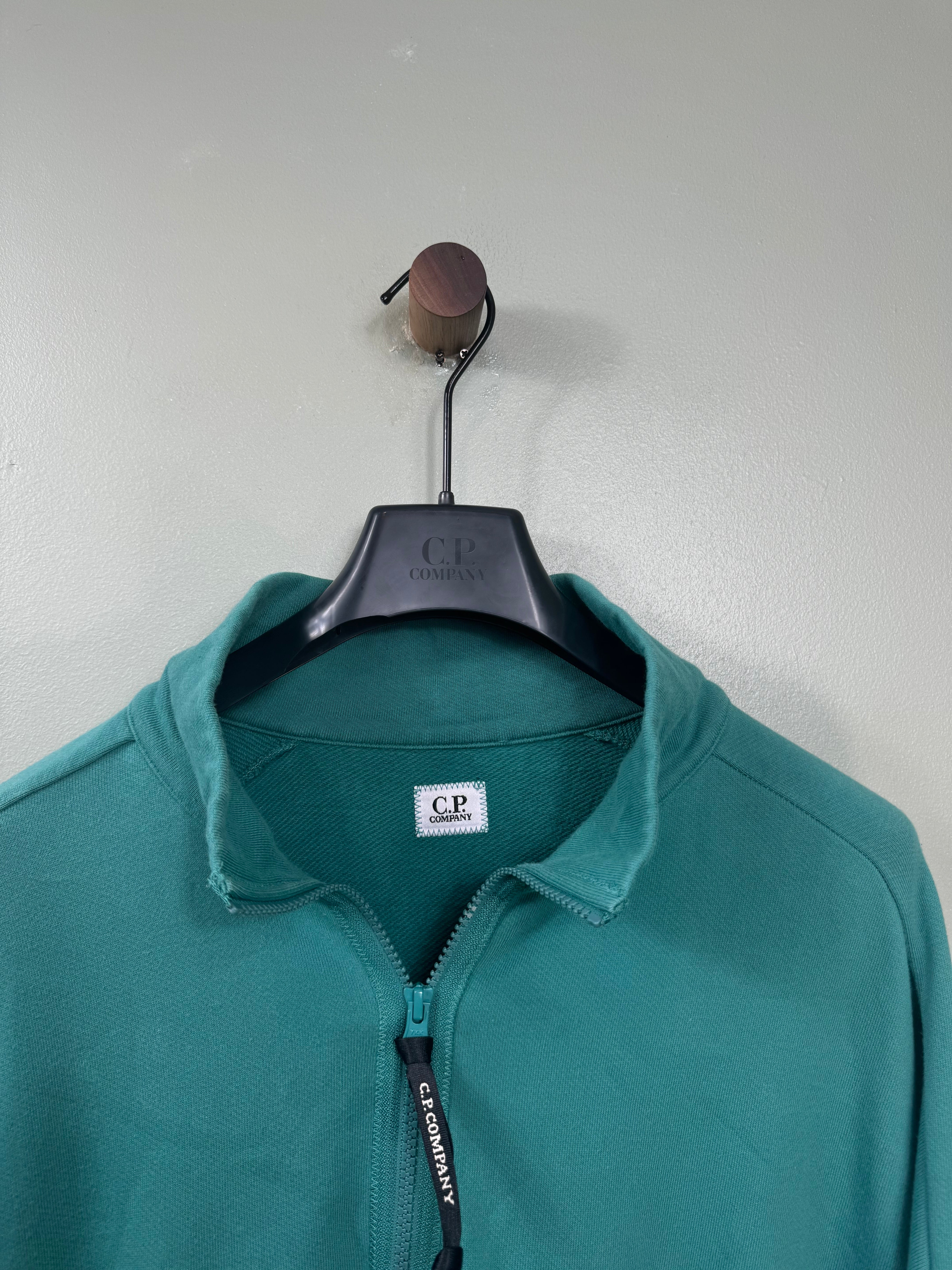 C.P. Company Green 1/4 Zip Jumper