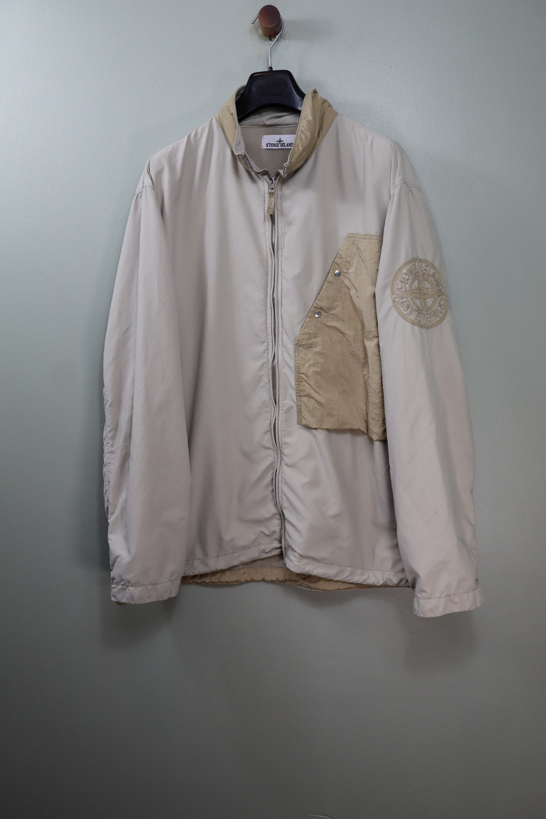 Stone Island Beige Embroidered Jacket
