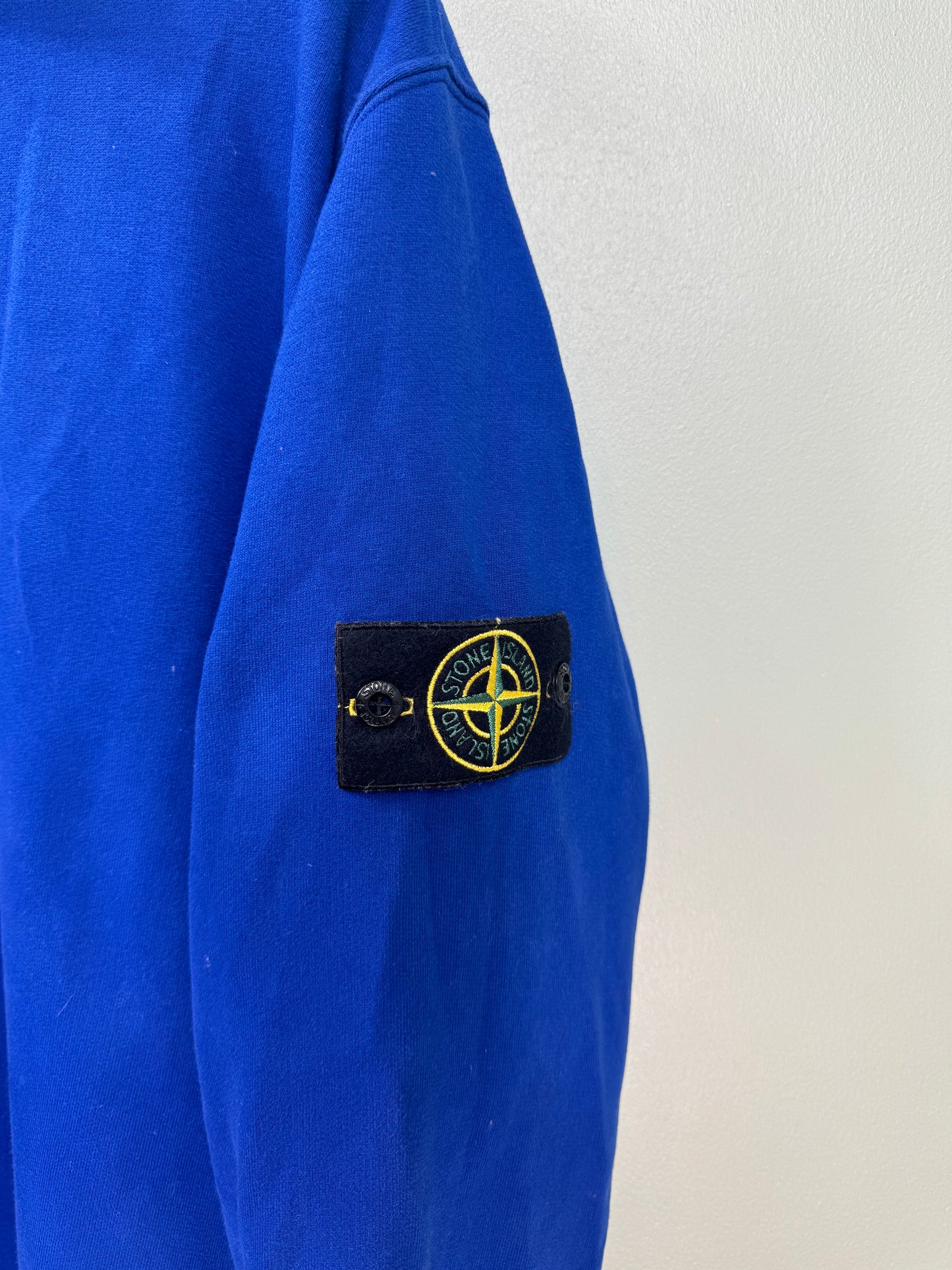 Stone Island Royal Blue 1/4 Zip Jumper