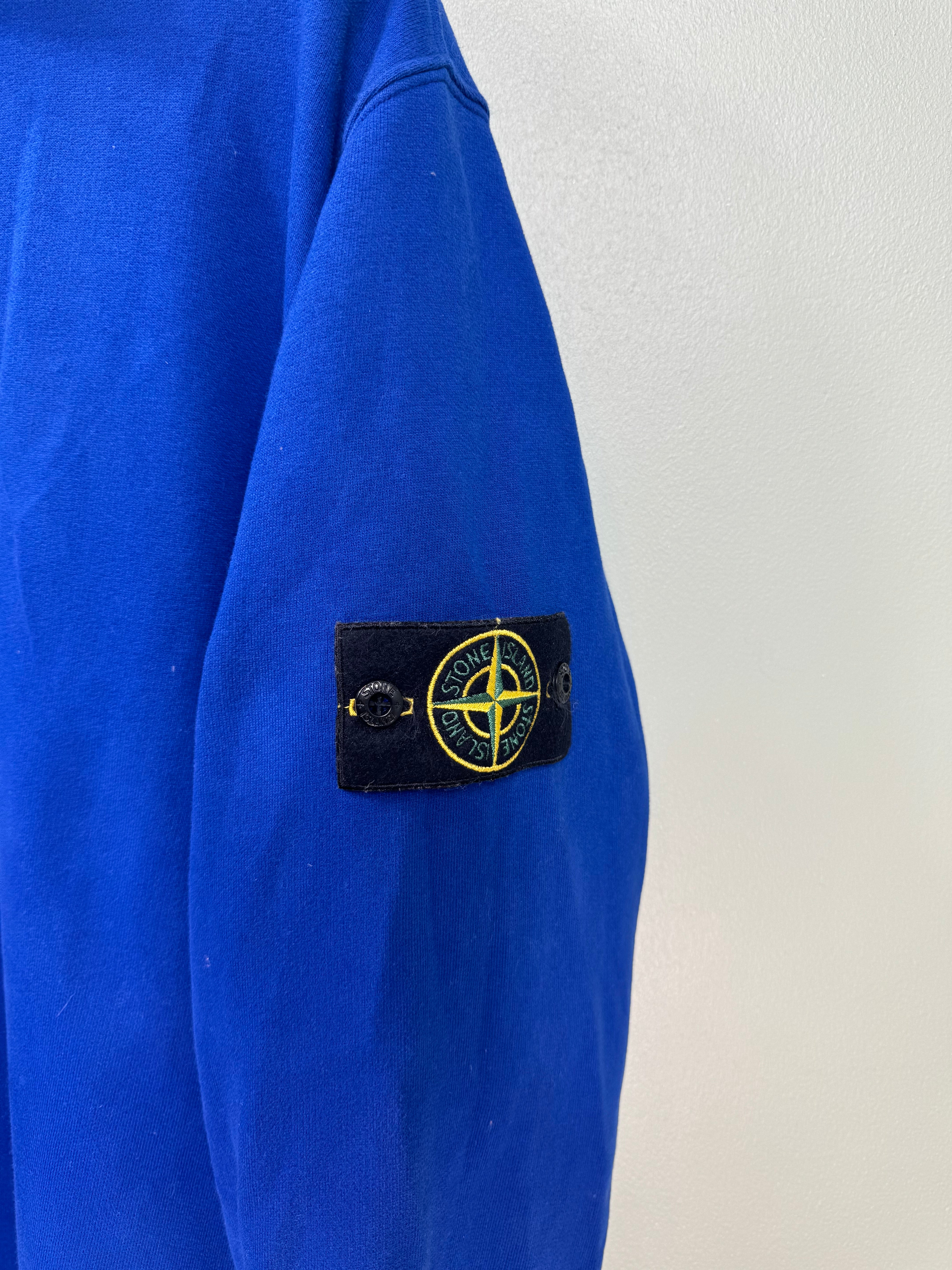 Stone Island Royal Blue 1/4 Zip Jumper