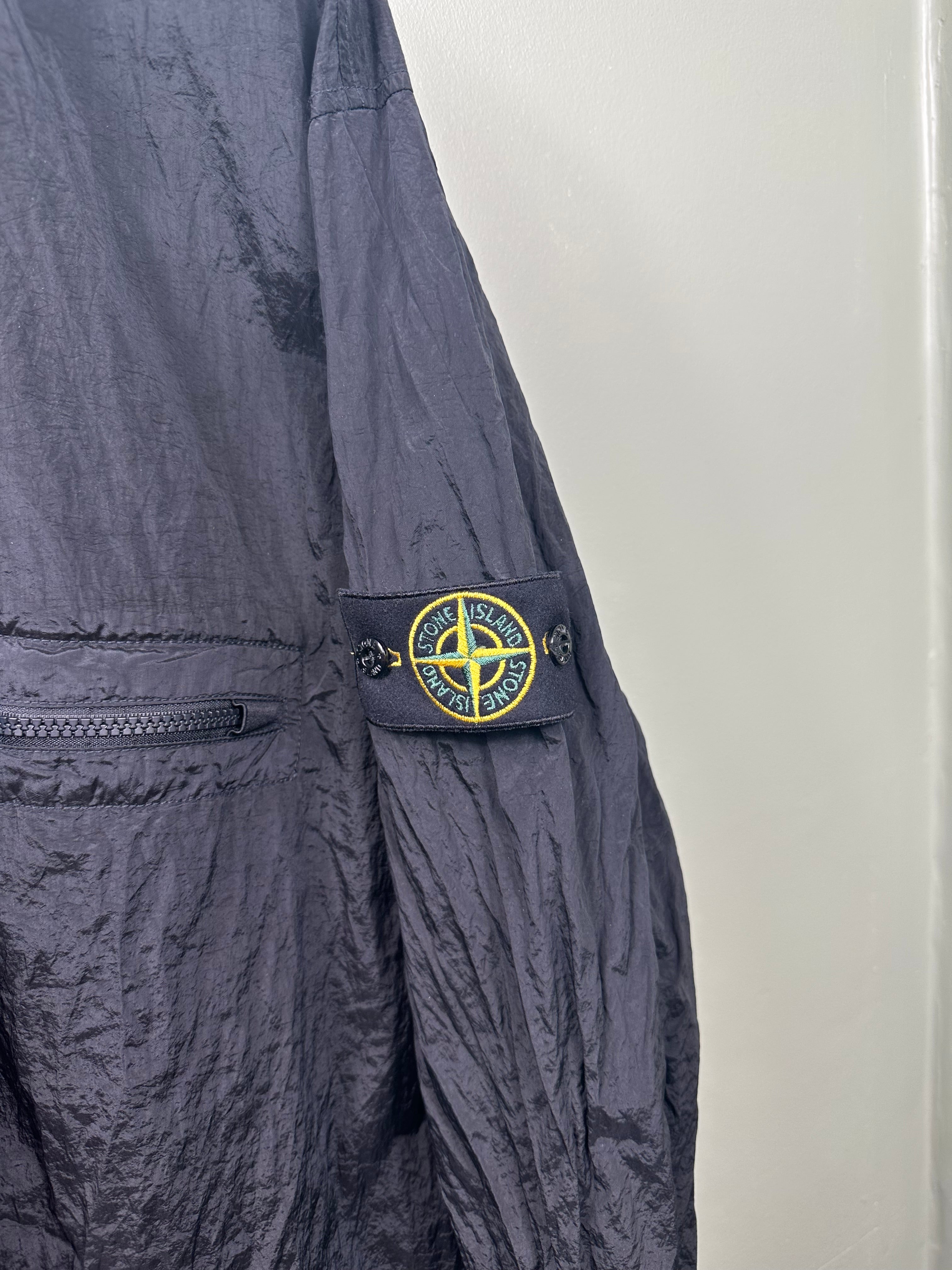 Stone Island Black Nylon Metal Overshirt