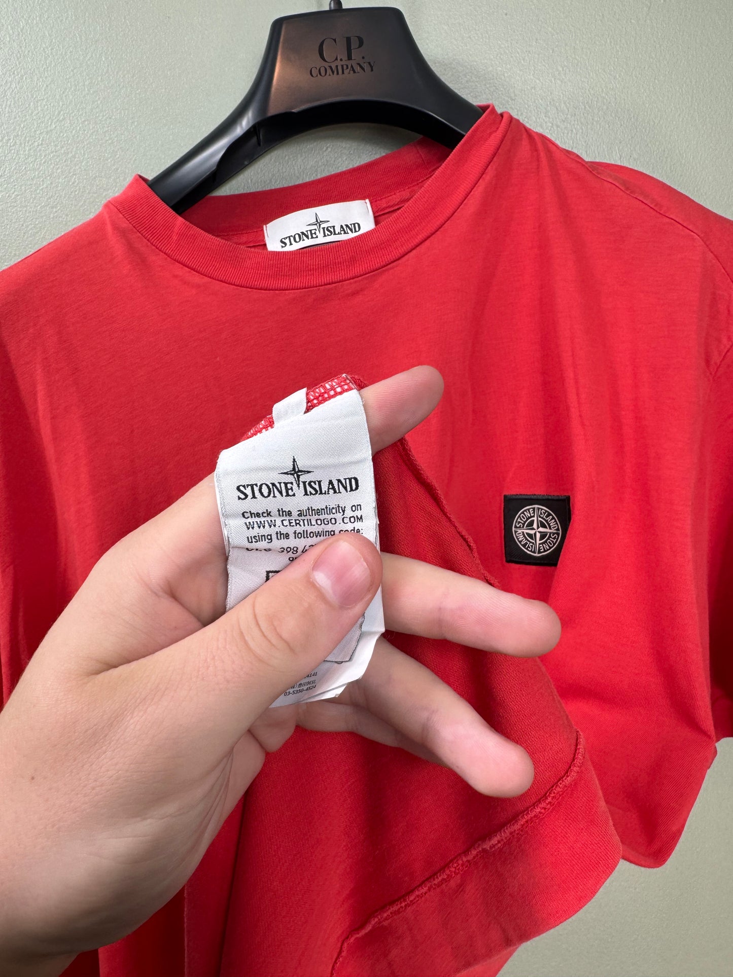 Stone Island Red Tee