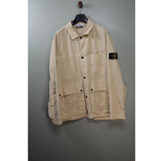 Stone Island Beige Tela Lino Nylon Jacket