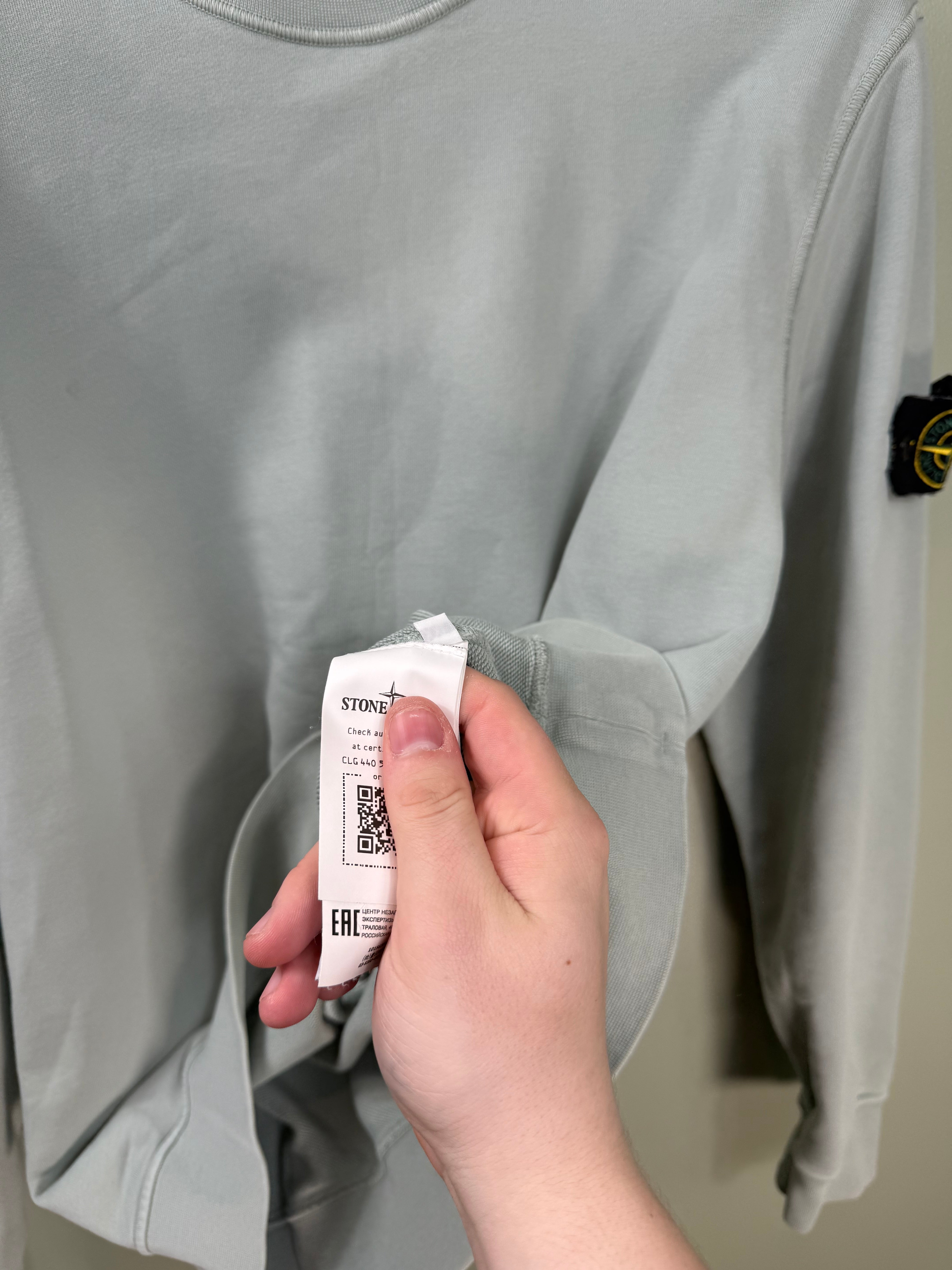 Stone Island Pastel Blue Jumper