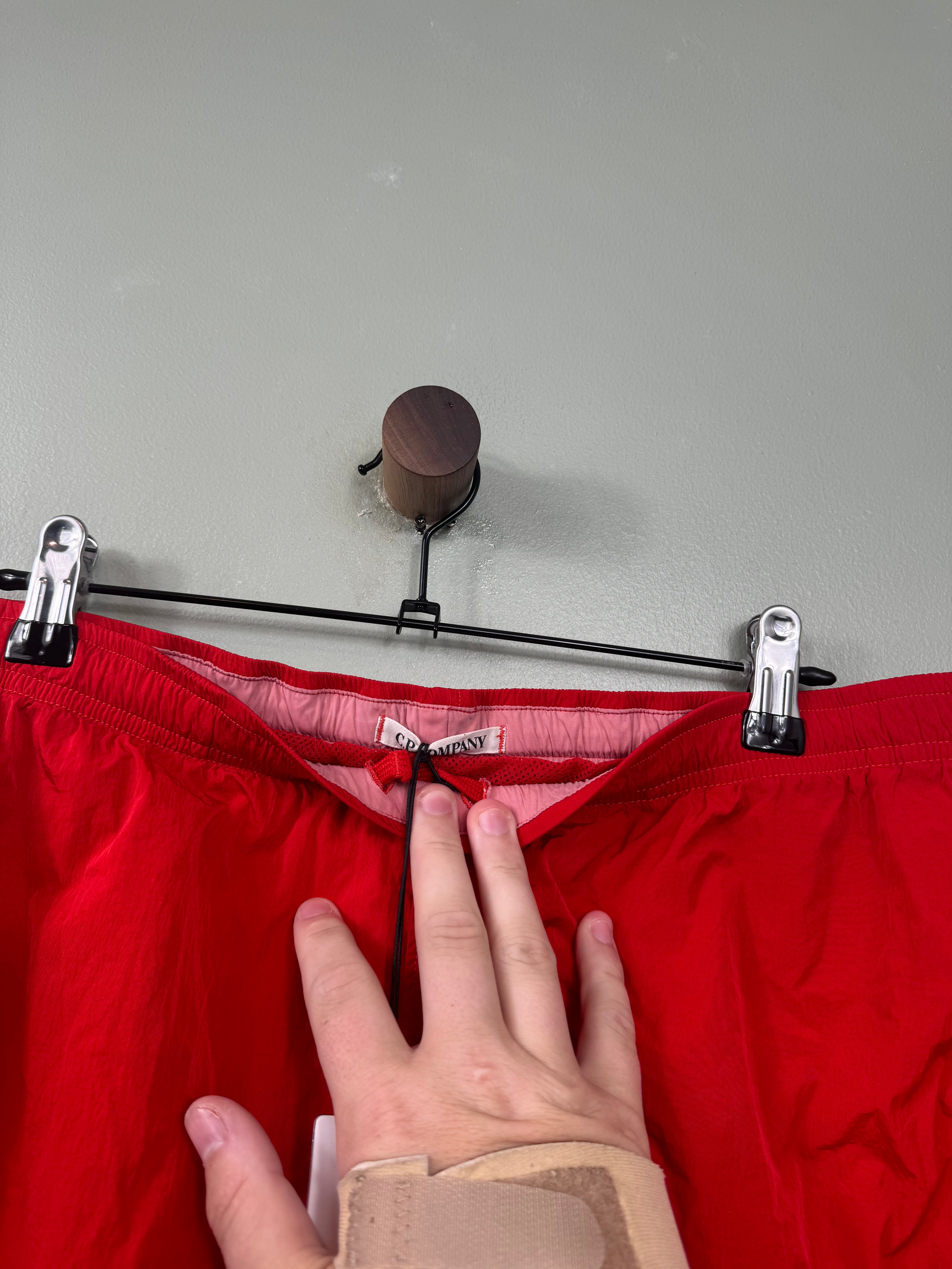 CP Company Red Chrome Shorts