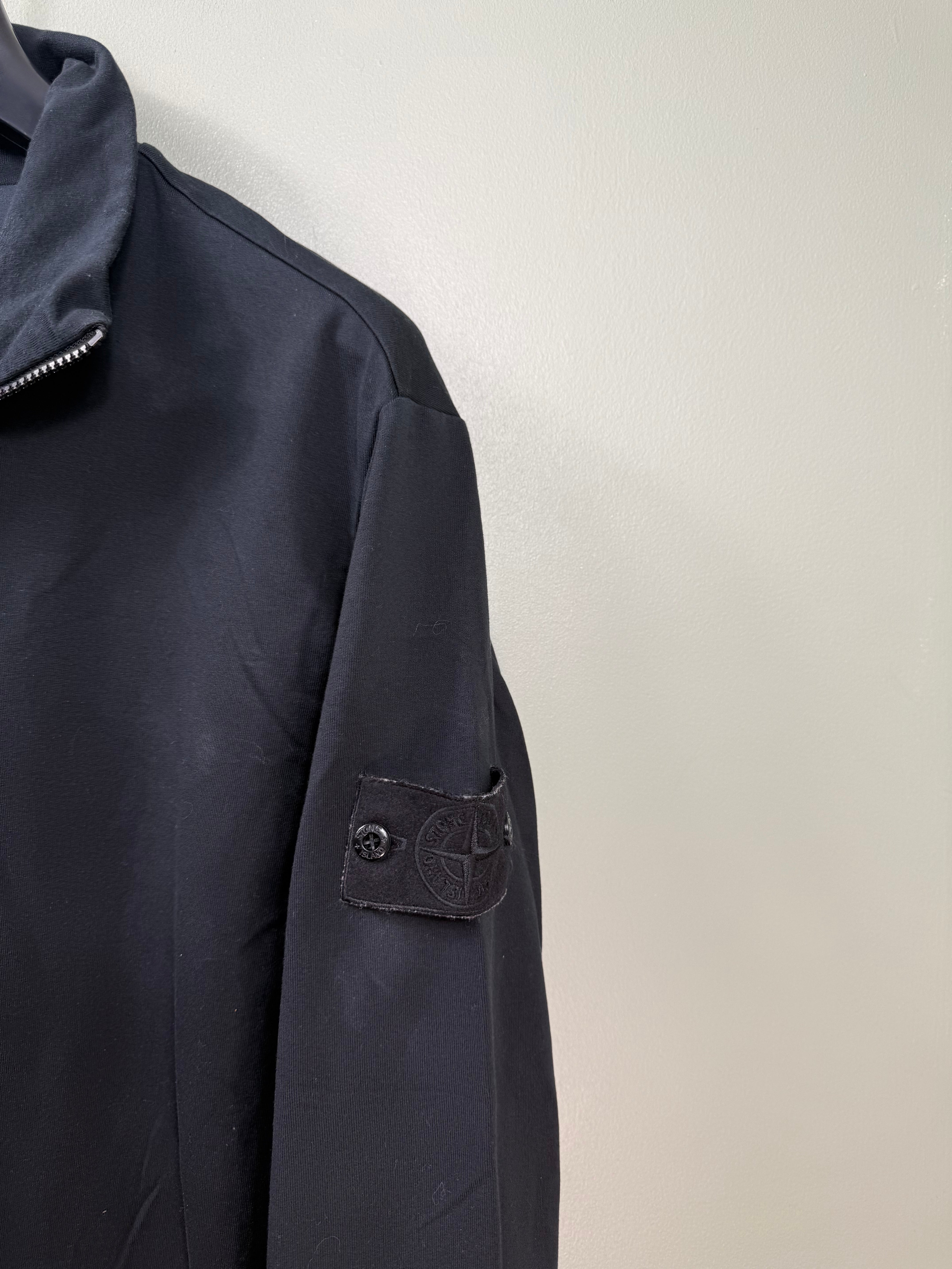 Stone Island Black Ghost Zipped Jumper